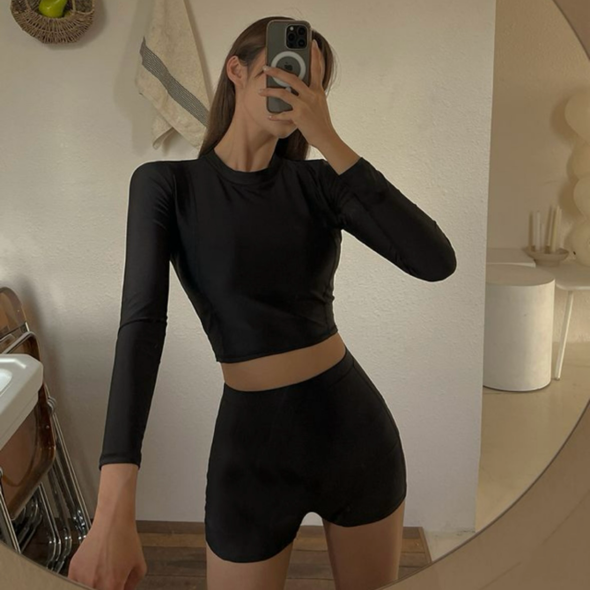 Sleek Long Sleeve Swim Set