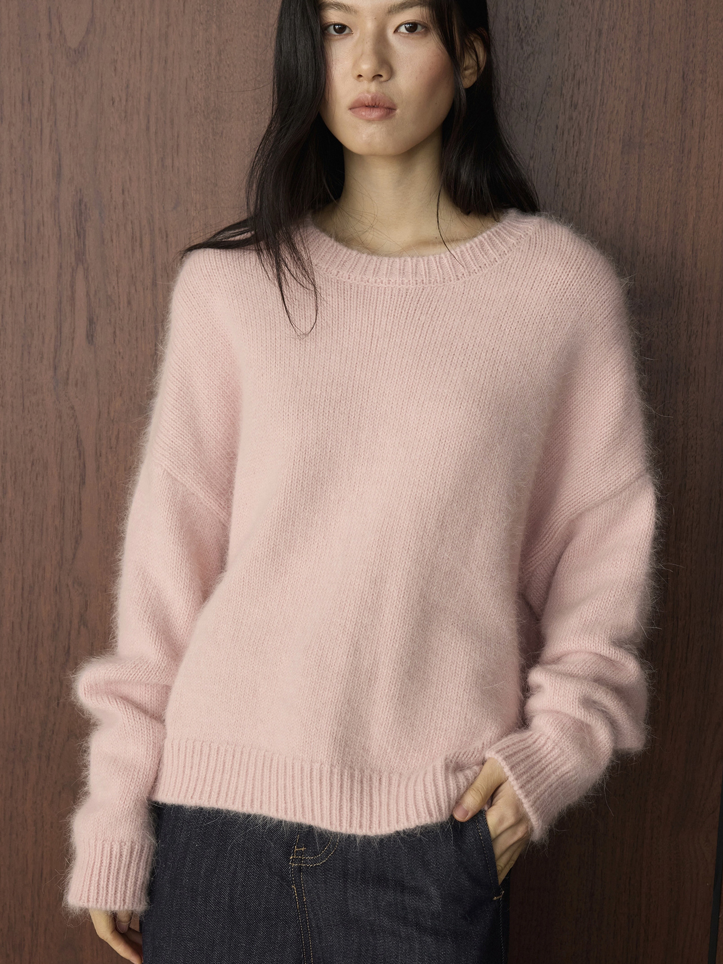 Airy Wool Knit Pullover