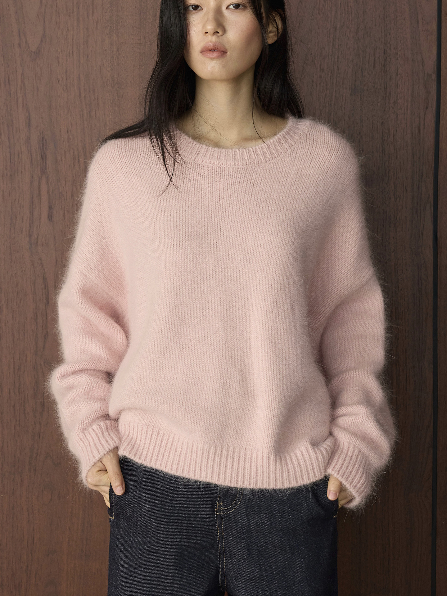 Airy Wool Knit Pullover