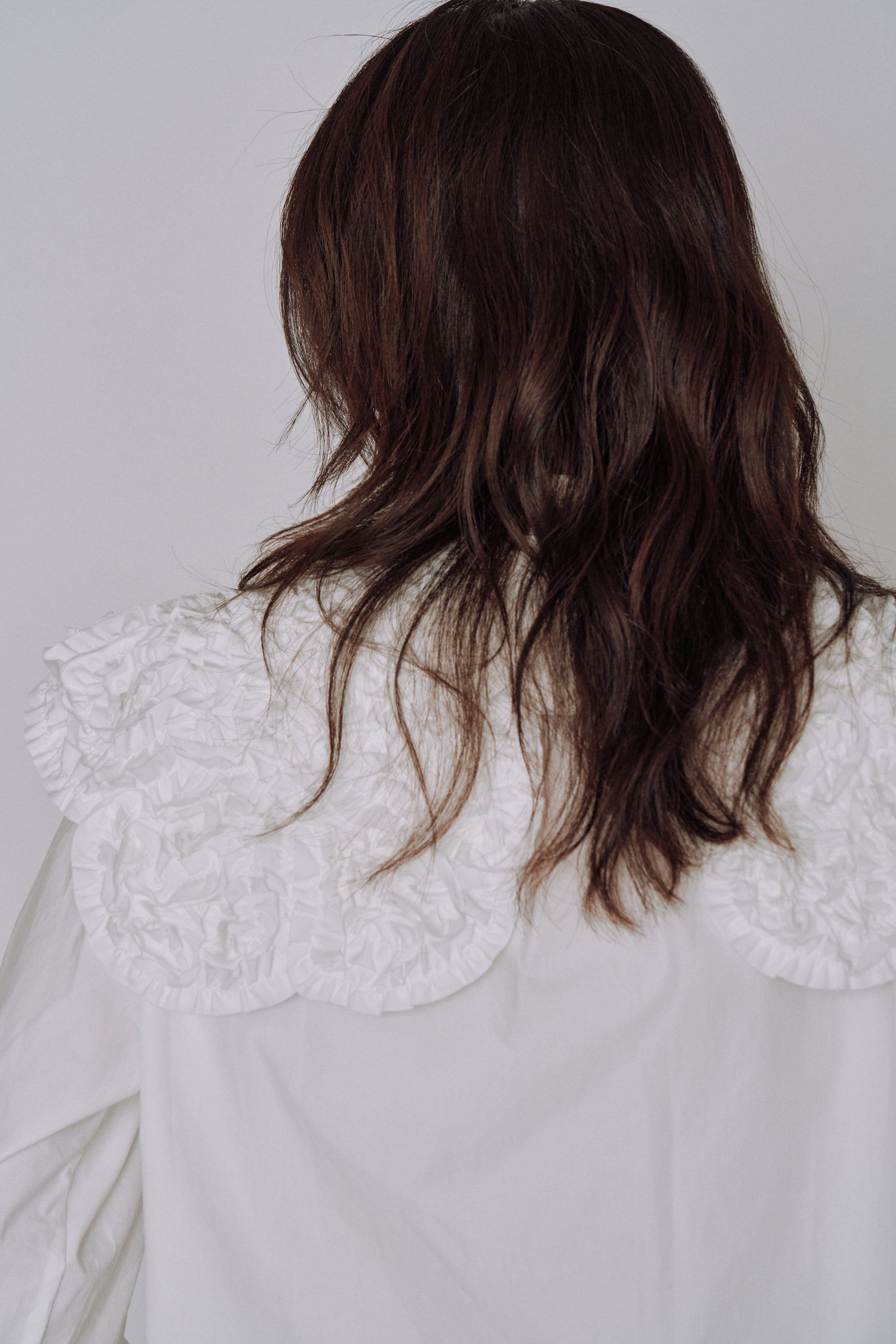 NEW|Sculpted Petal Collar Shirt