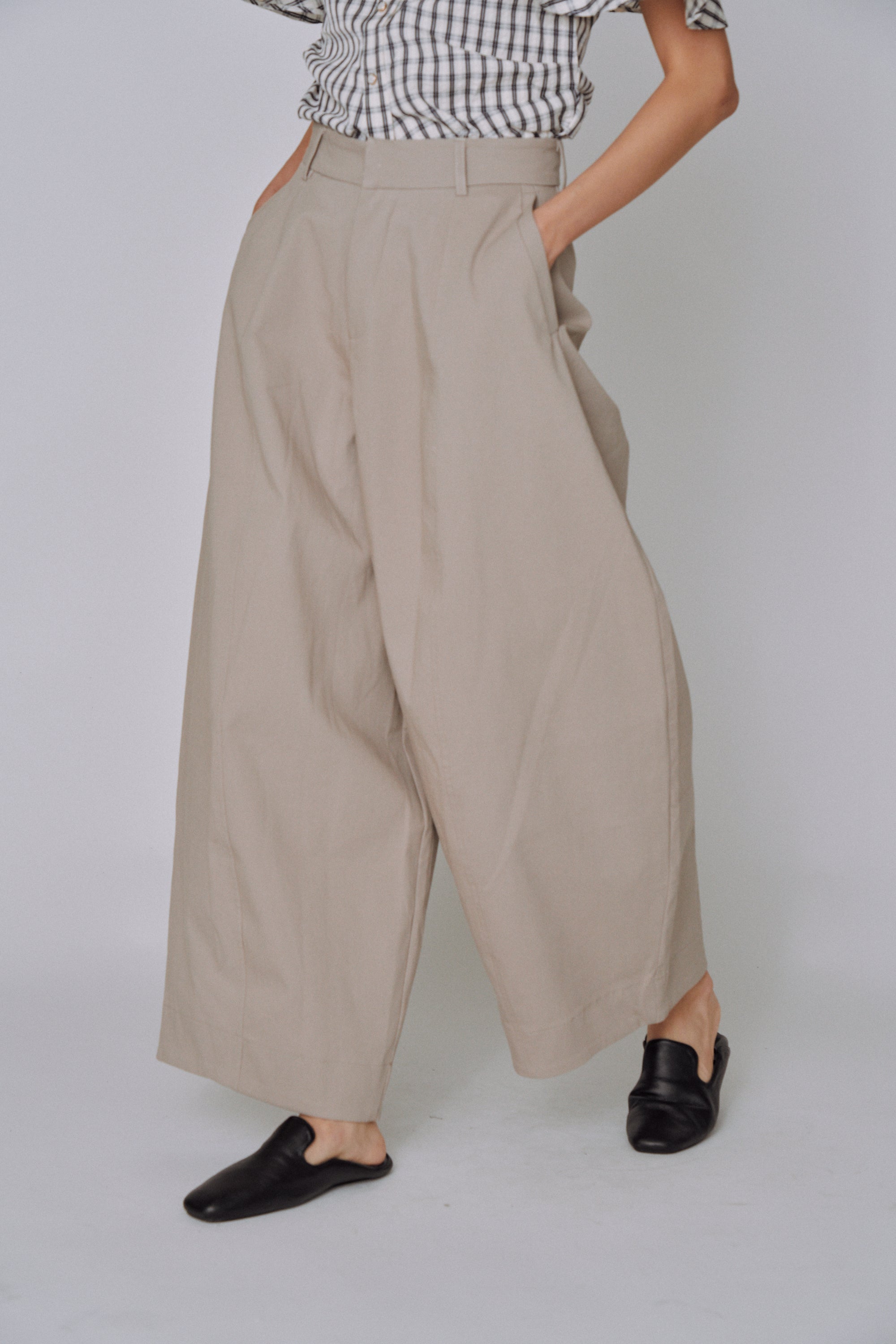 NEW|Volume Tailored Wide Pants