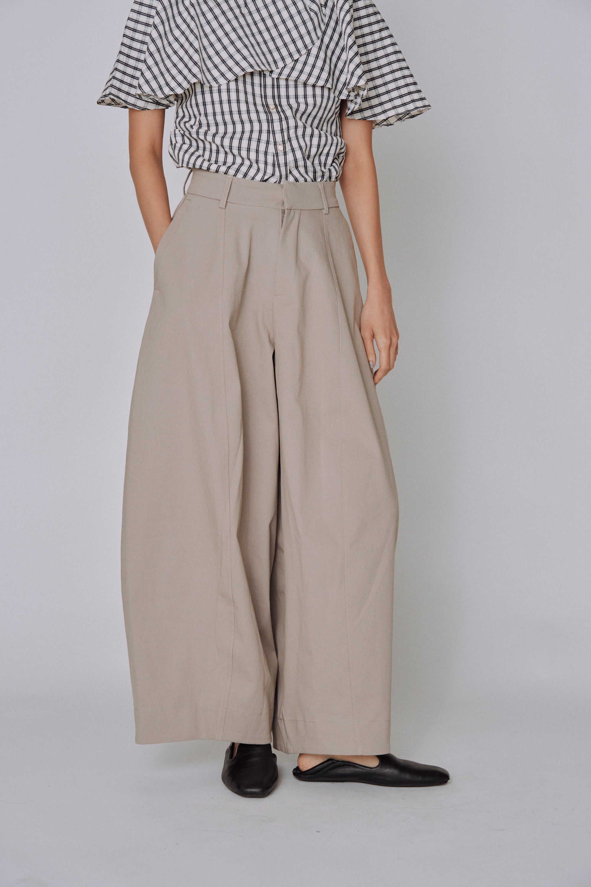 NEW|Volume Tailored Wide Pants
