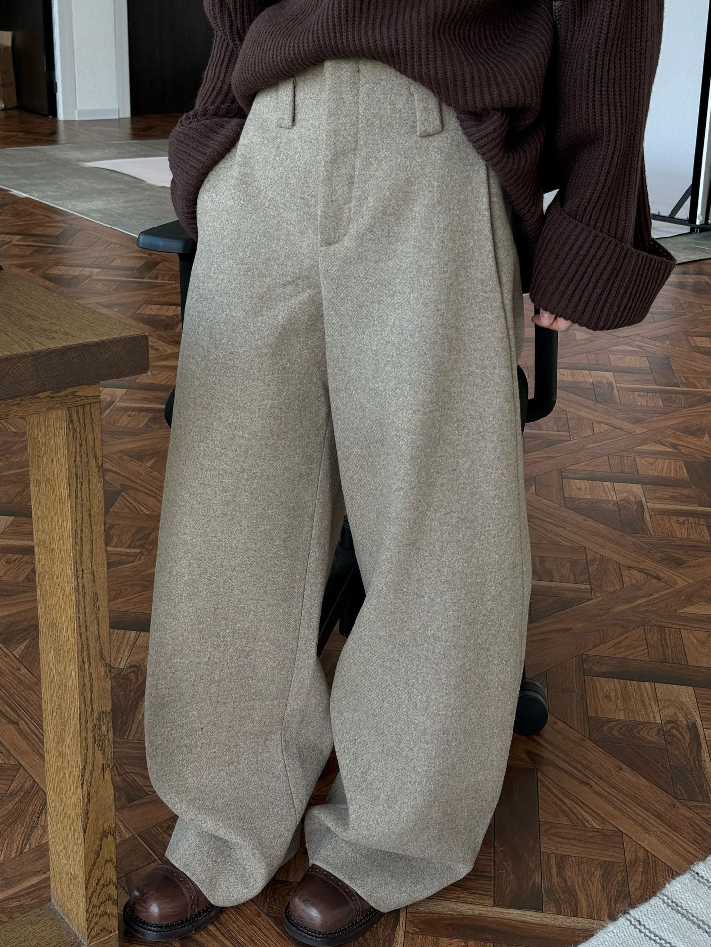 wool pants