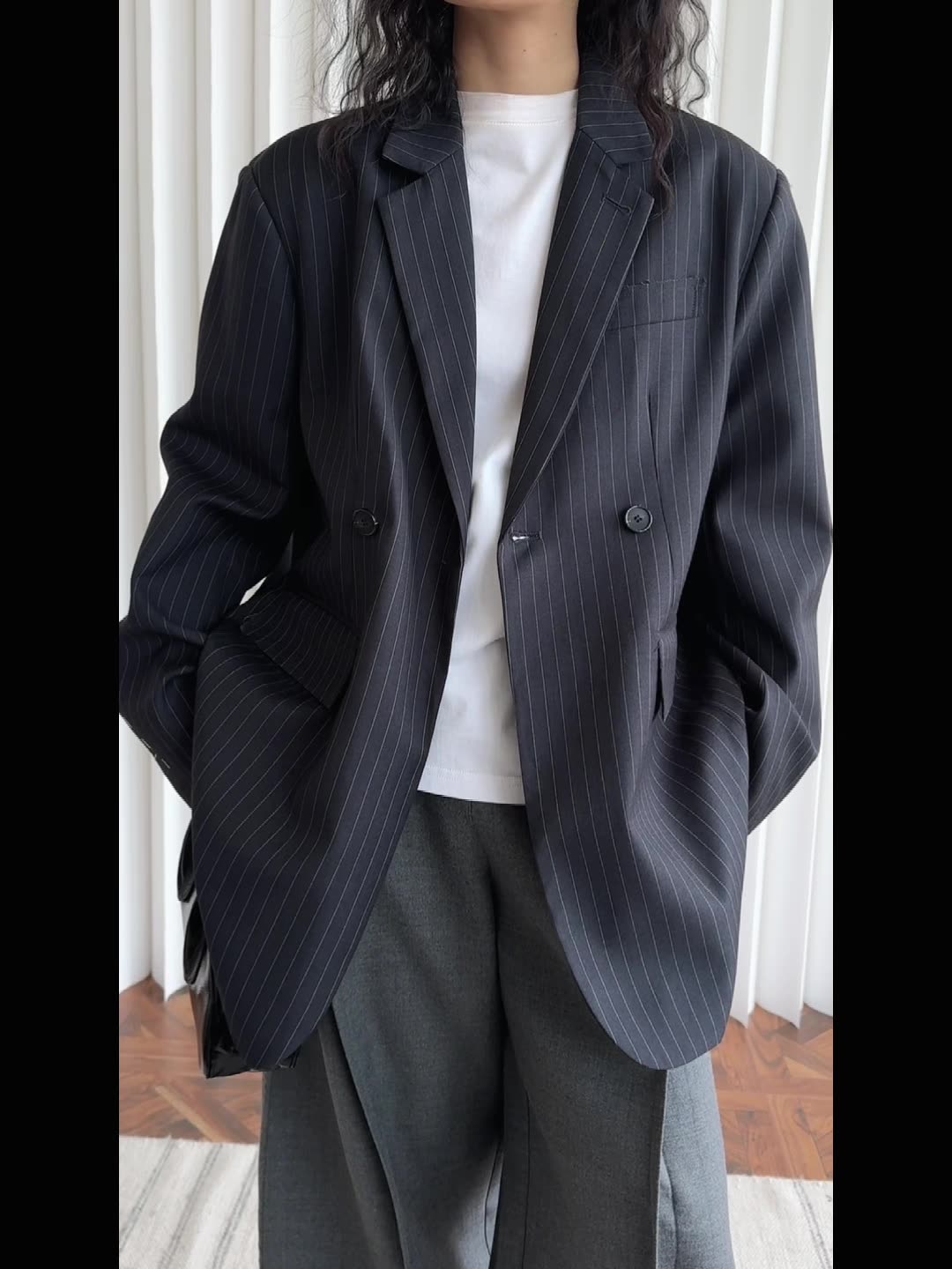 Cutting stripe jacket