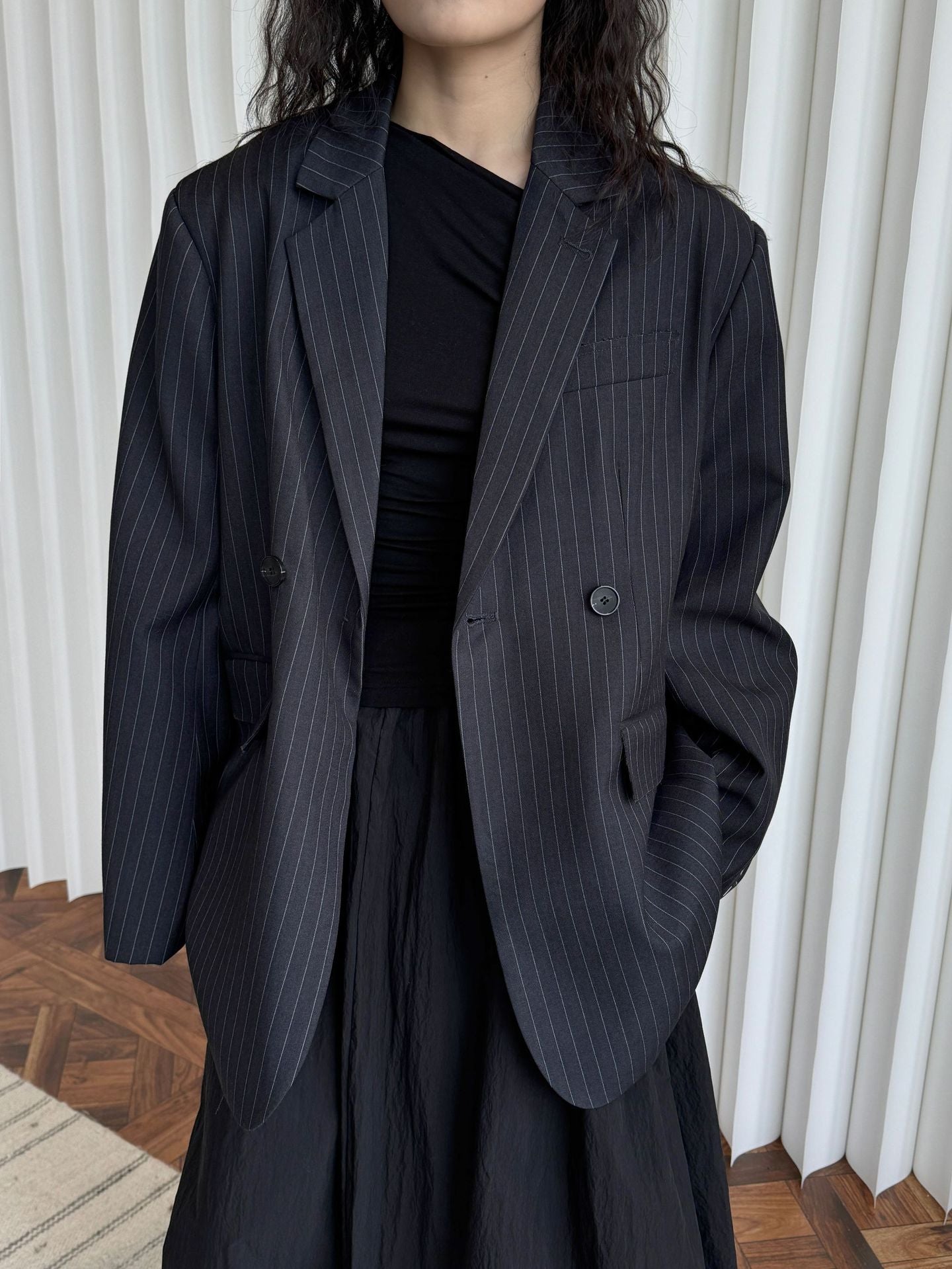 Cutting stripe jacket