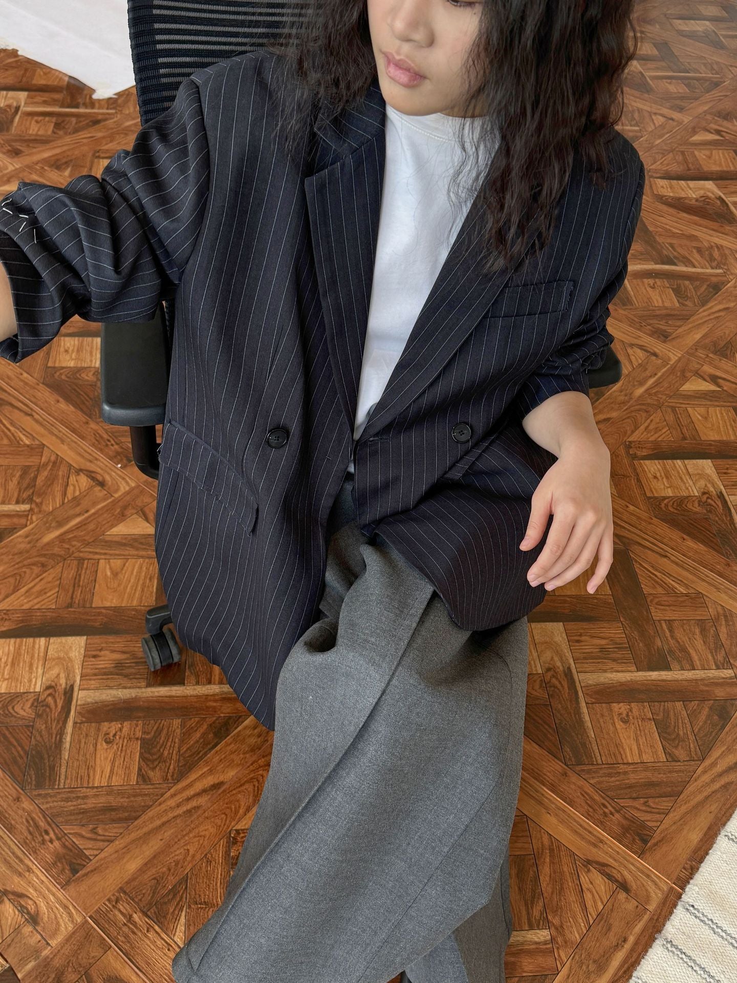 Cutting stripe jacket