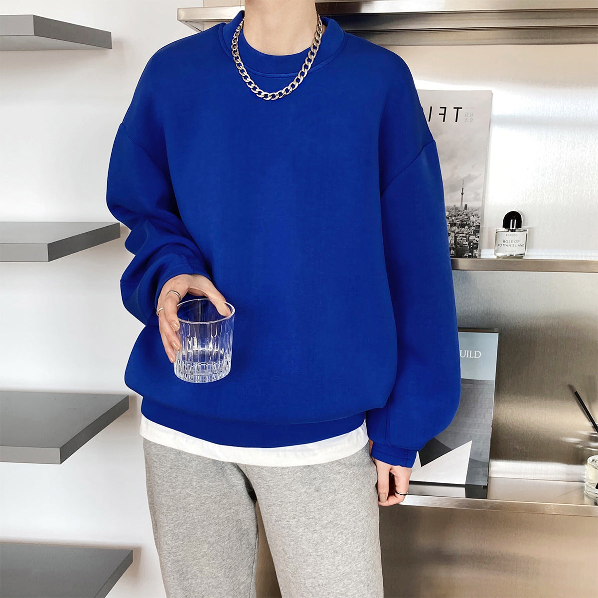 Airy Space Cotton Sweatshirt