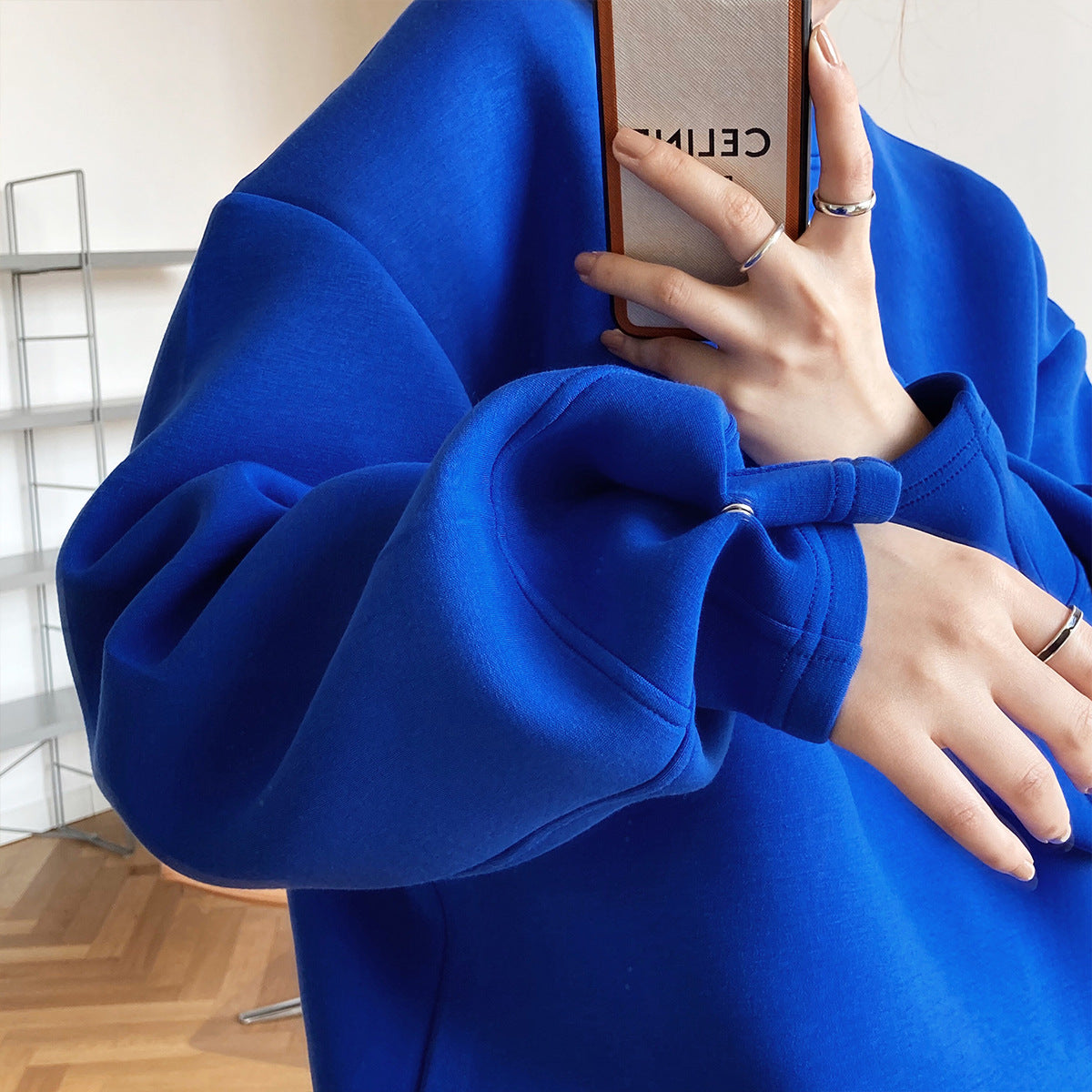 Airy Space Cotton Sweatshirt