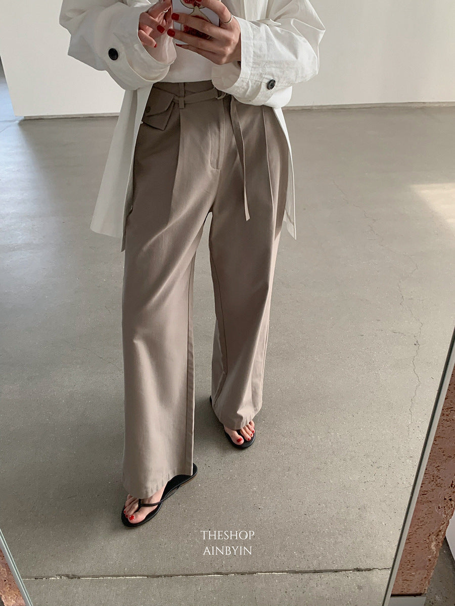 Sculpted Straight Pants