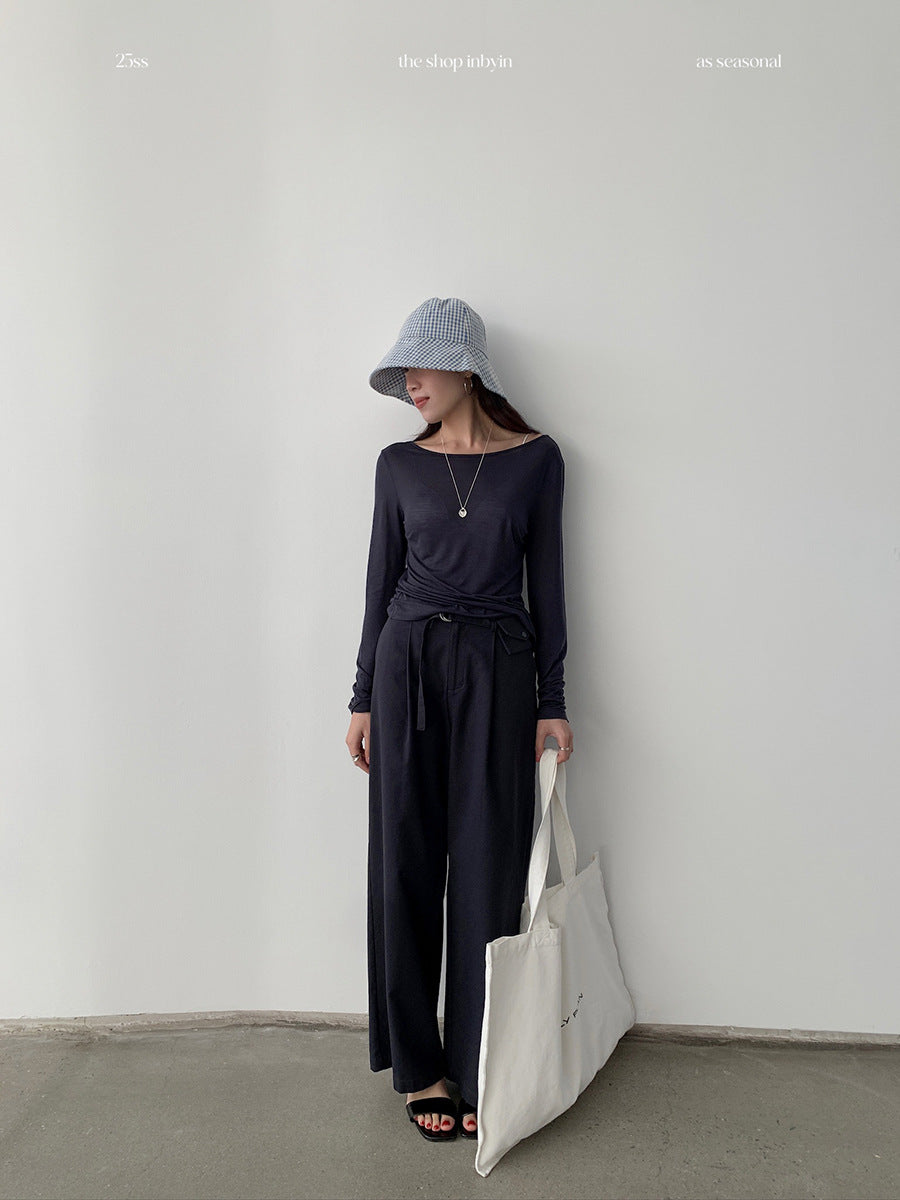Sculpted Straight Pants