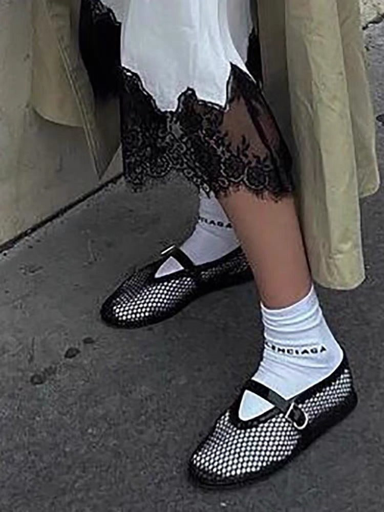 Lattice Buckle Flats