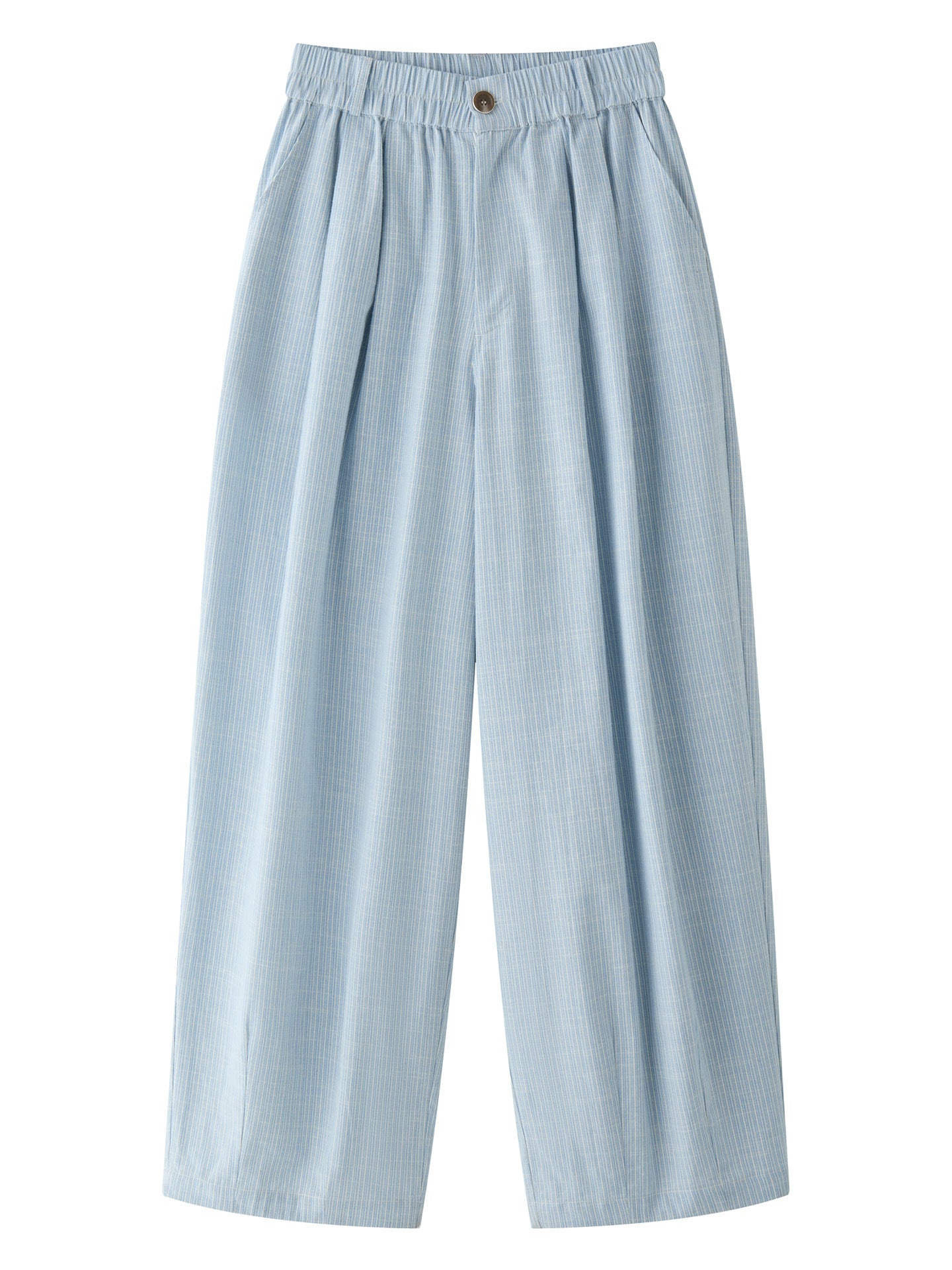 Airy Stripe Wide Pants