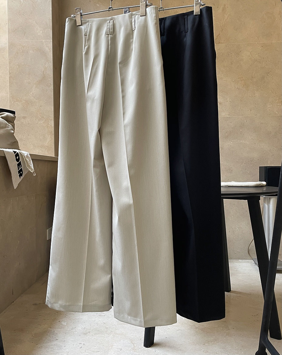 Tucked High Waist Trousers