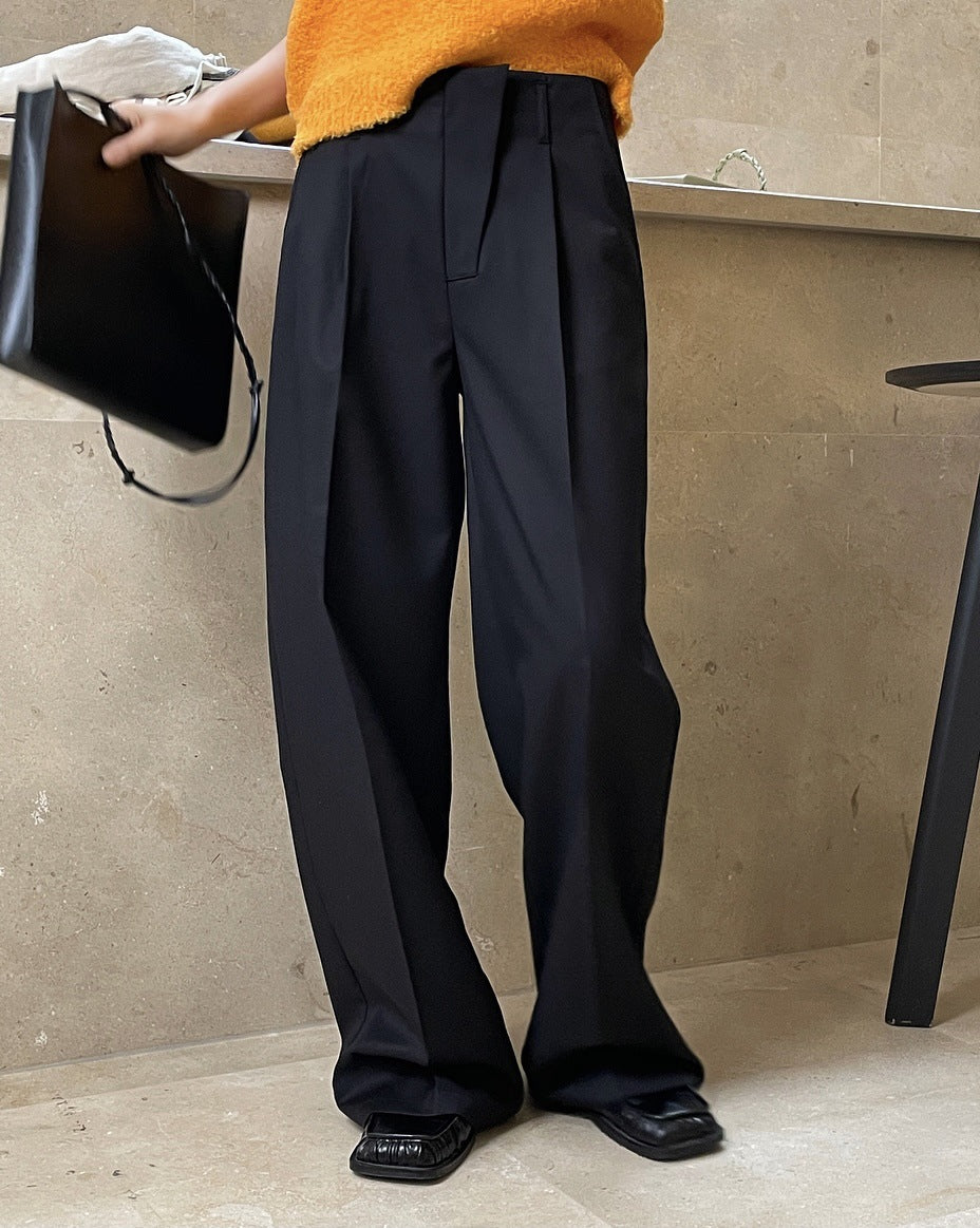 Tucked High Waist Trousers