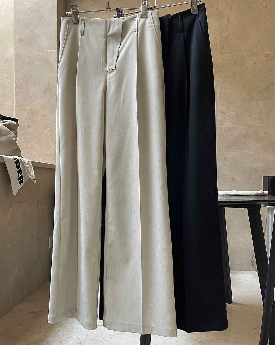 Tucked High Waist Trousers