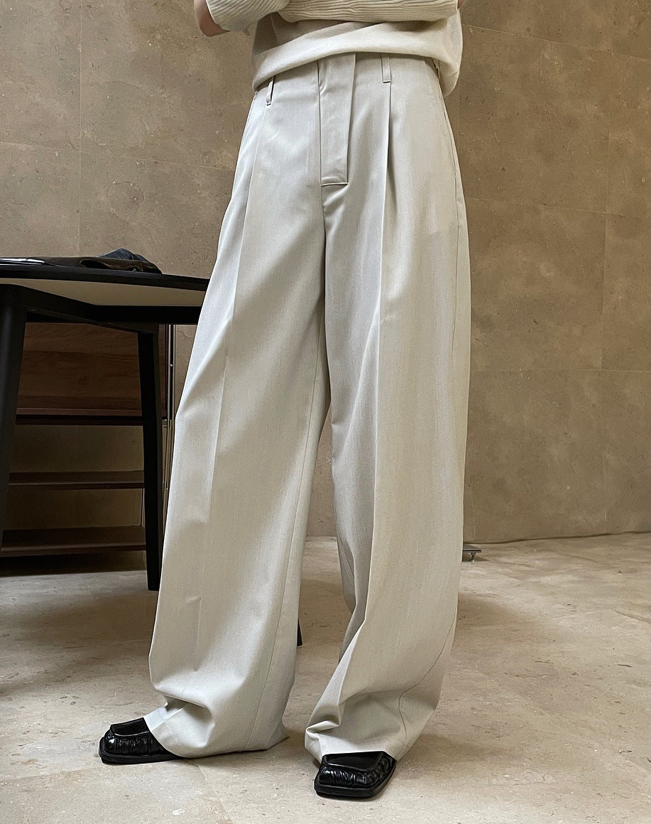 Tucked High Waist Trousers
