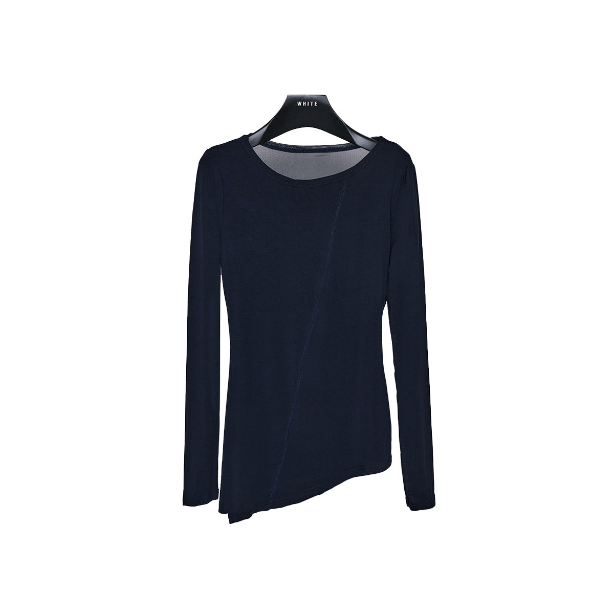 Back Drape Sheer Top