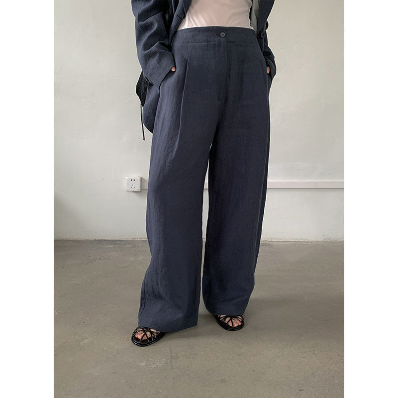 Linen Wide Trousers