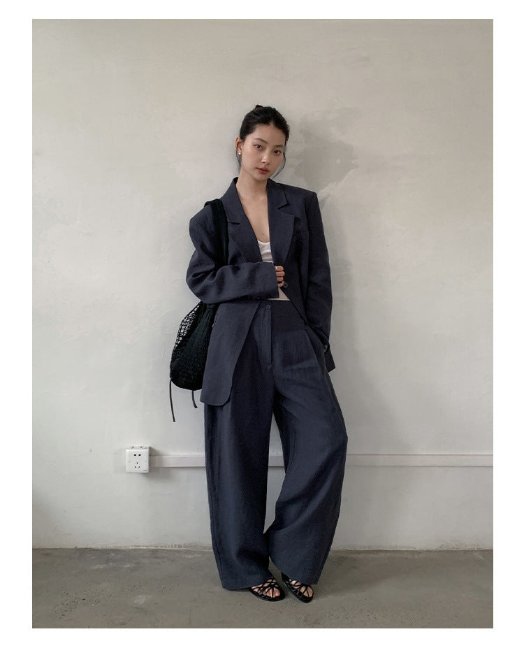 Linen Wide Trousers