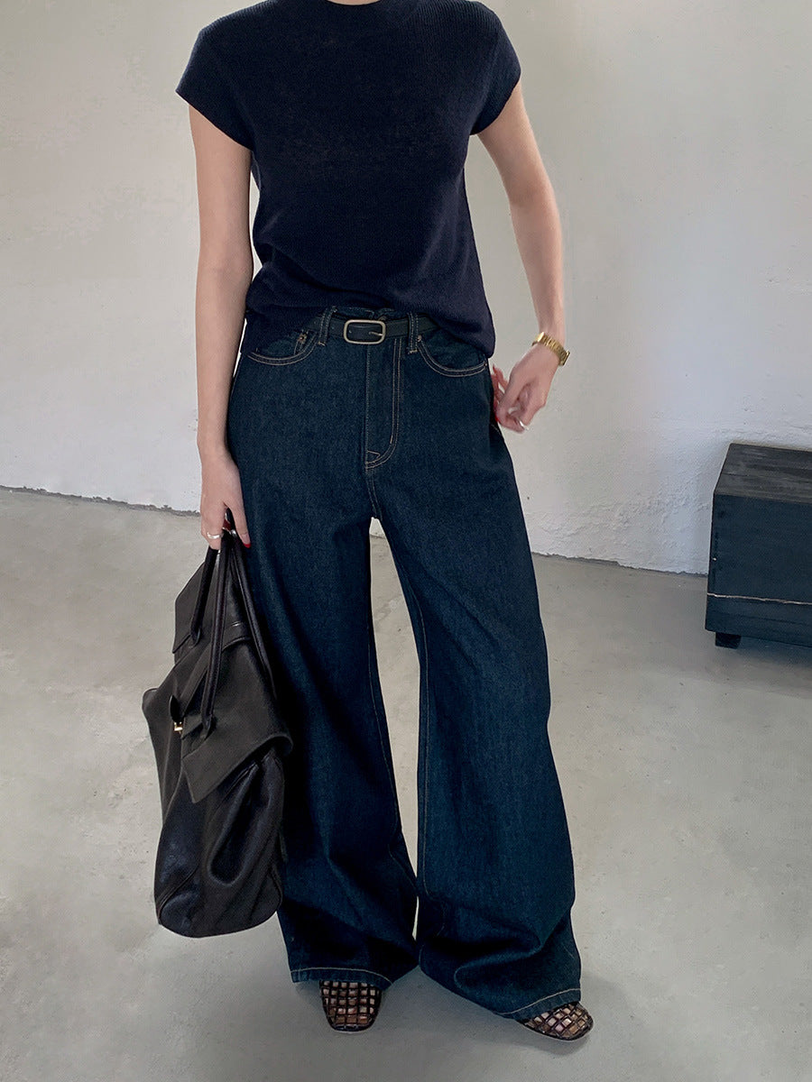 經典寬牛仔褲