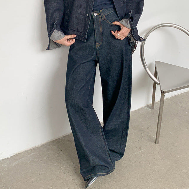 經典寬牛仔褲