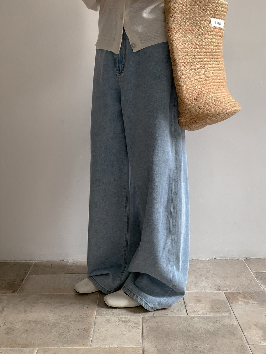 經典寬牛仔褲