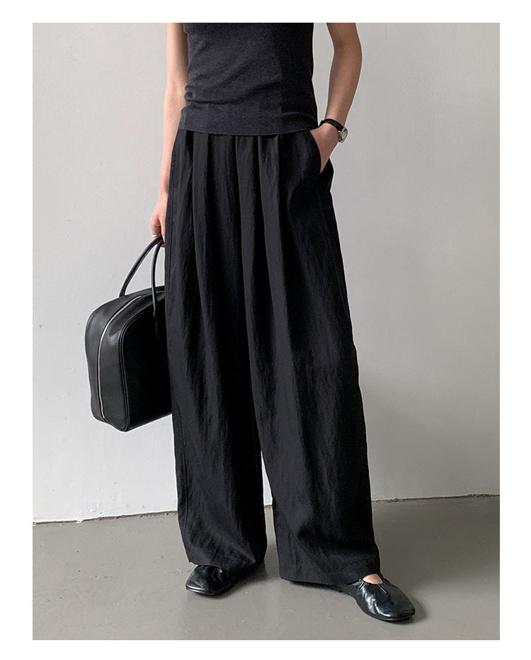 透氣寬褲