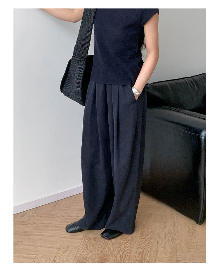 透氣寬褲