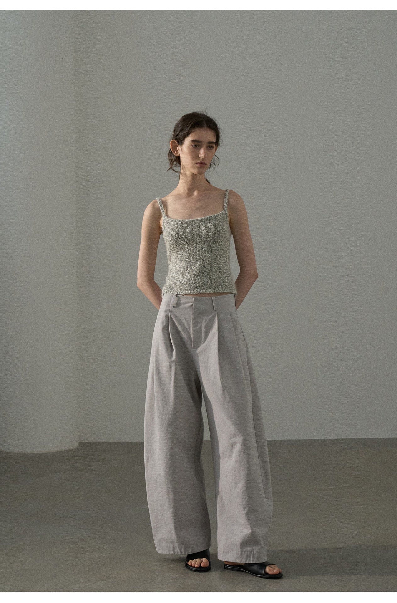 Tucked Volume Wide Pants