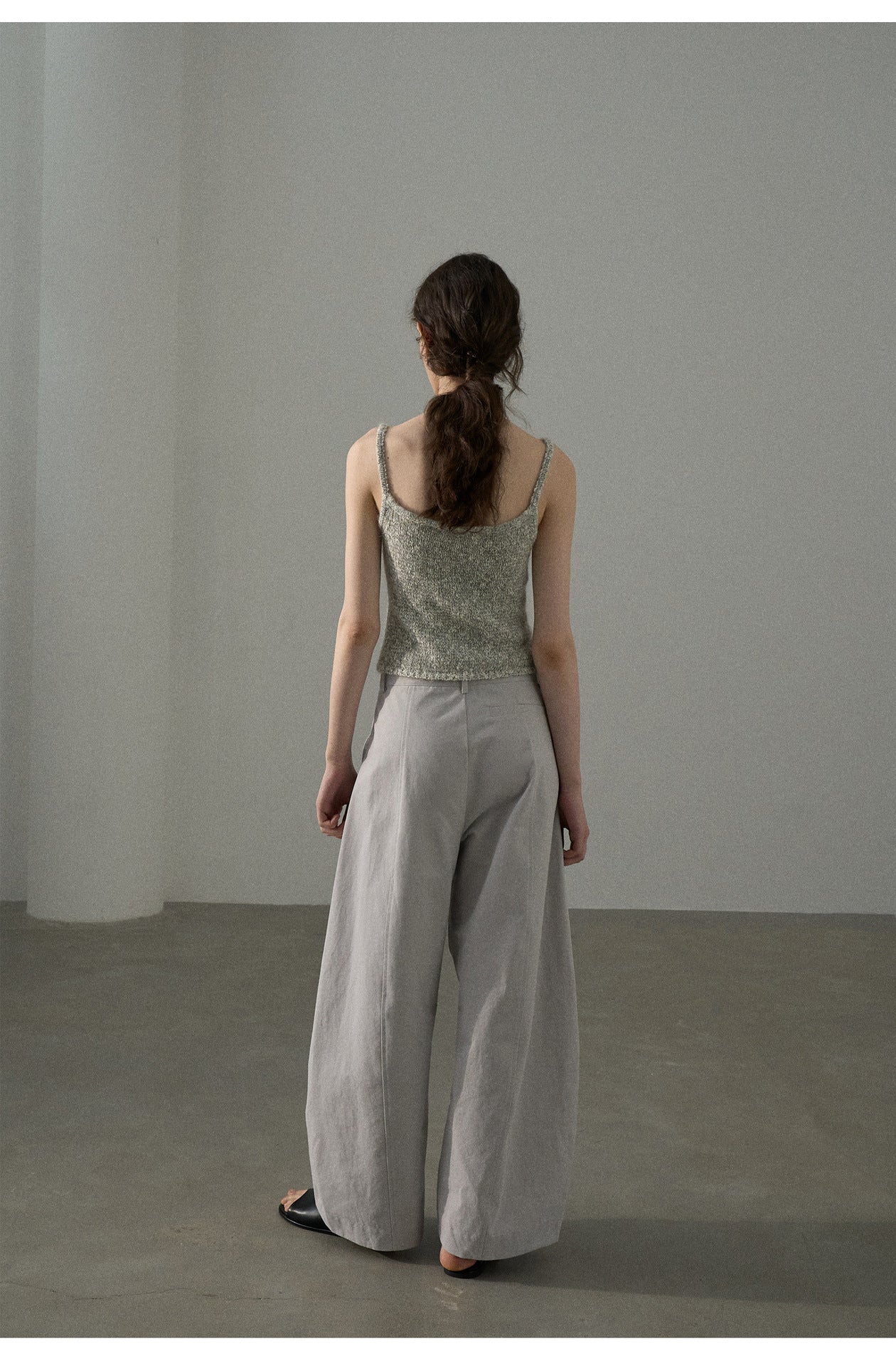 Tucked Volume Wide Pants