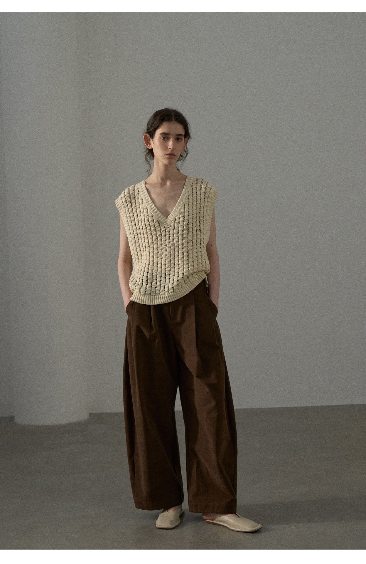 Tucked Volume Wide Pants