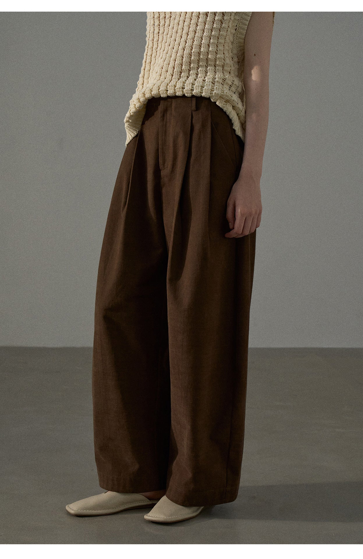 Tucked Volume Wide Pants