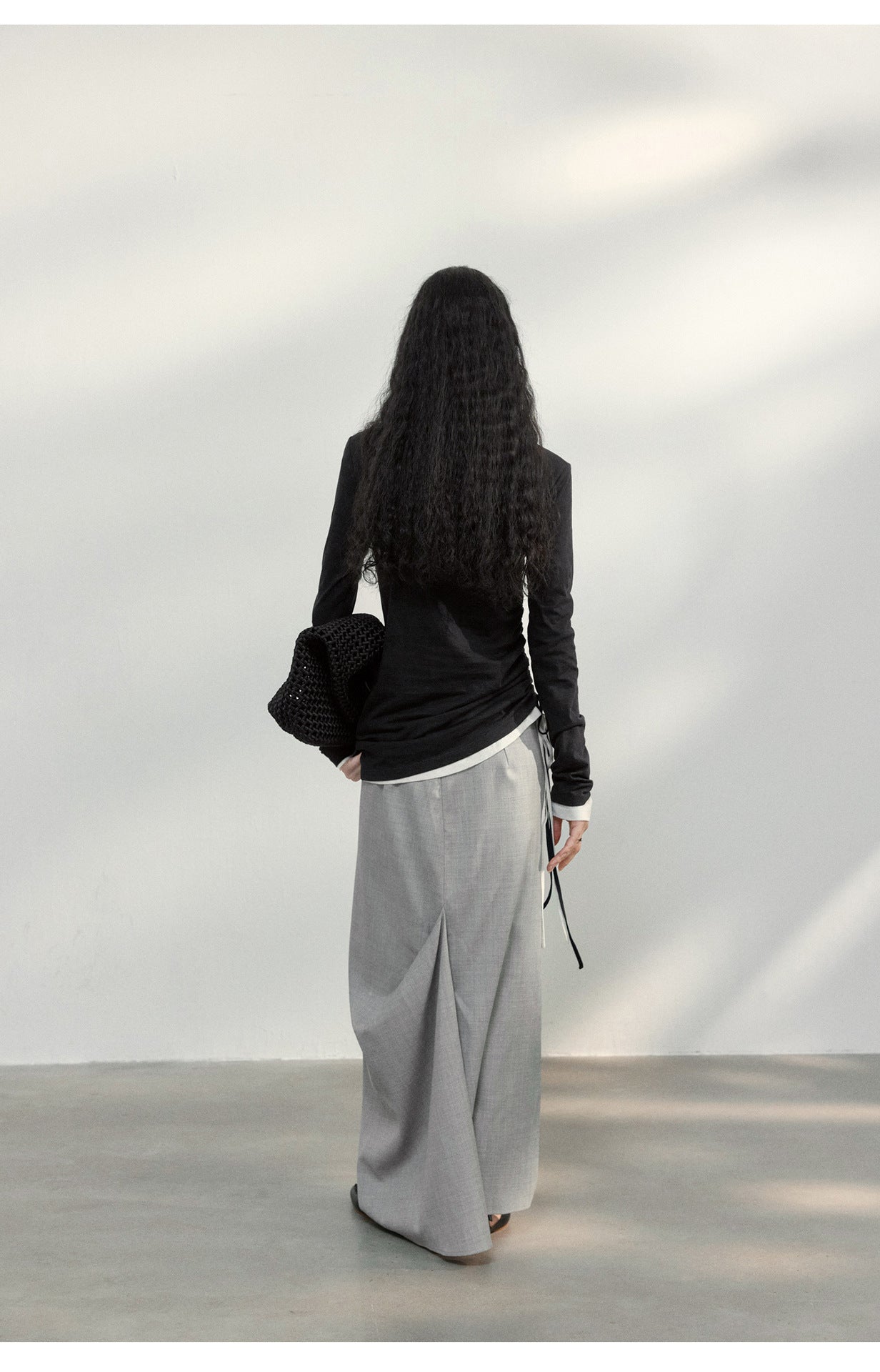 Side Gather Long Tee