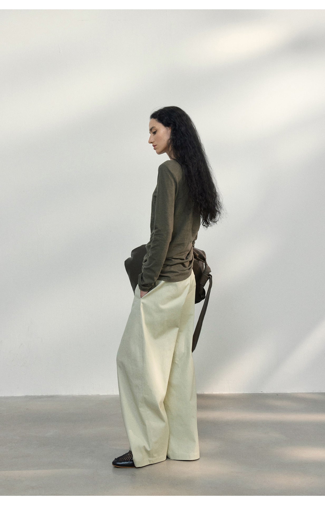 Side Gather Long Tee