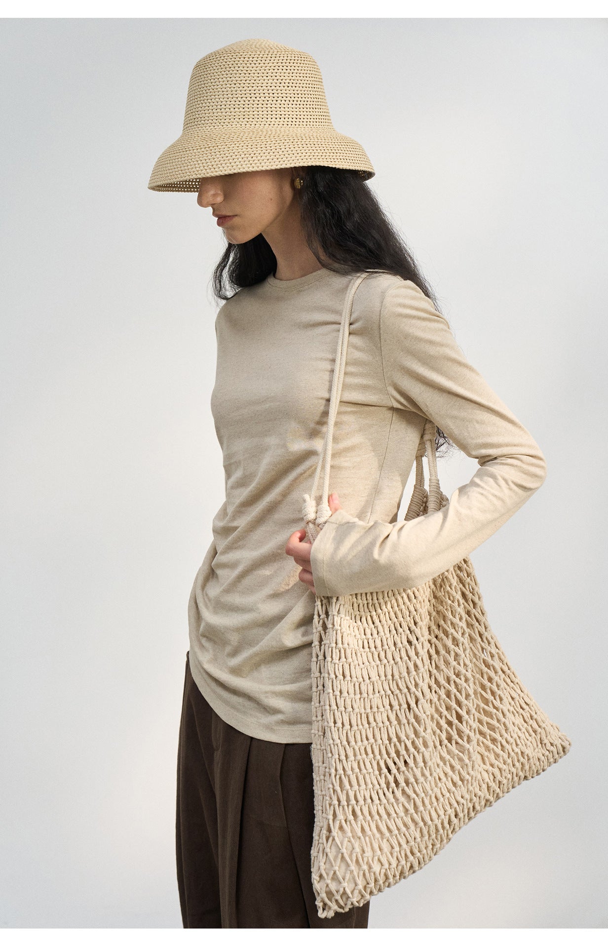 Side Gather Long Tee