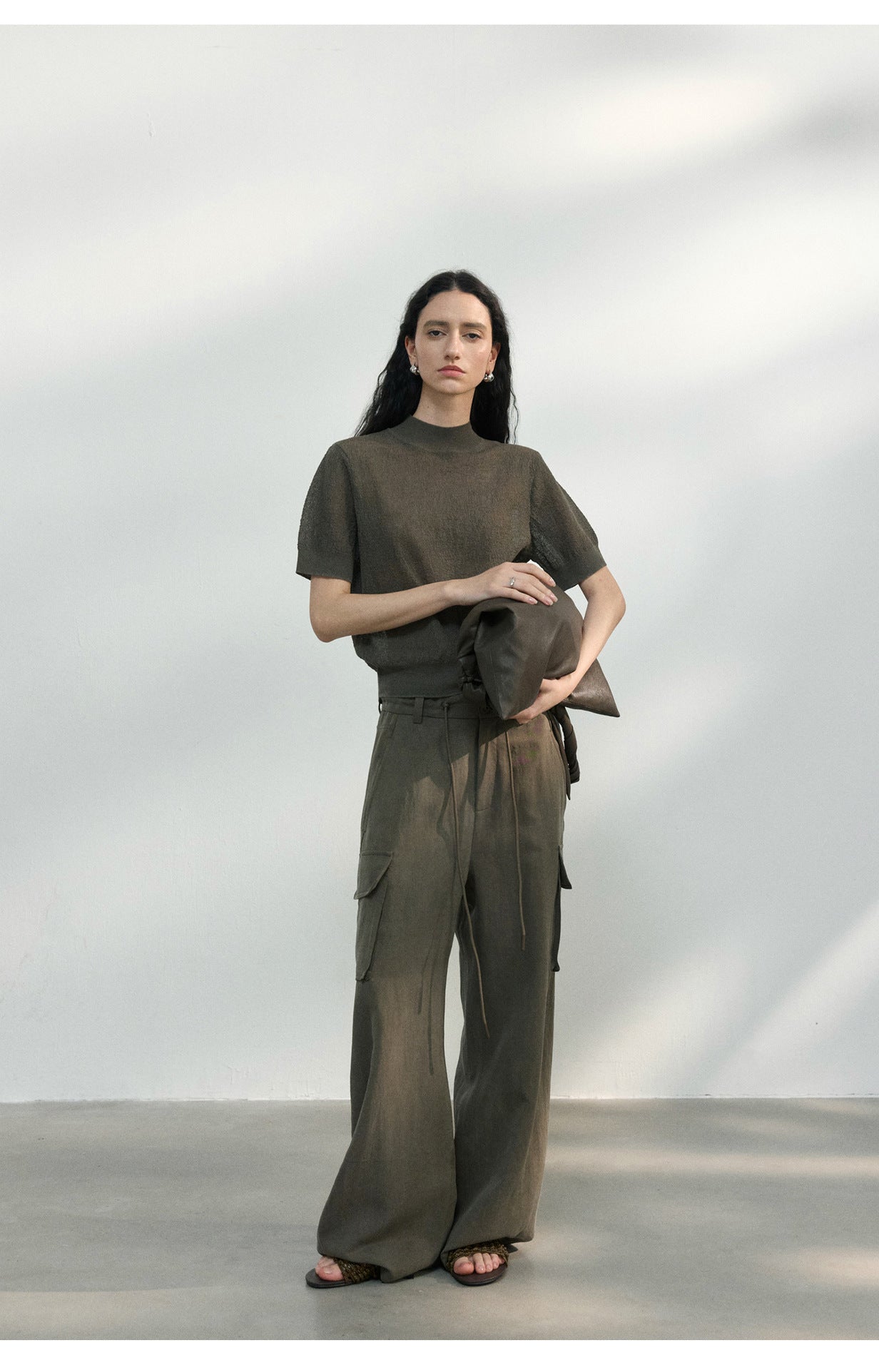 Sheer Texture Knit Top