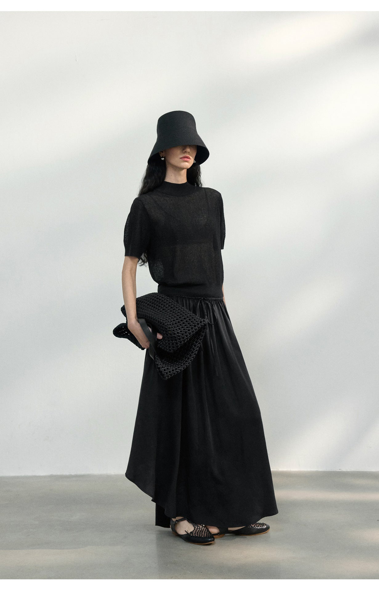 Sheer Texture Knit Top