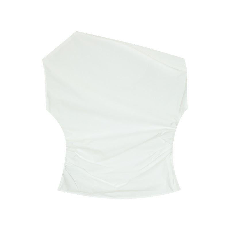 Asymmetric Shoulder Blouse