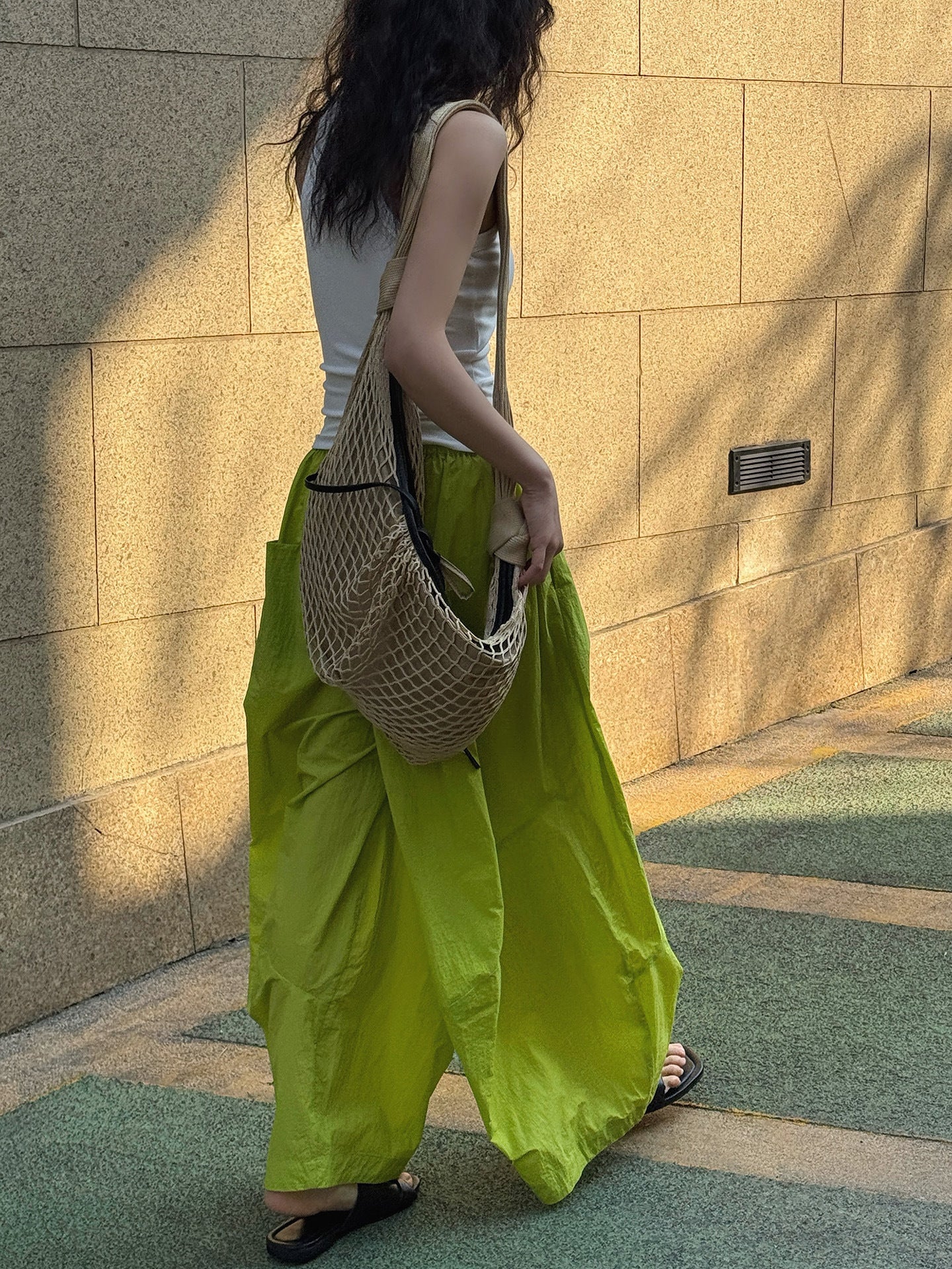 Cutout Neck Ribbed Tank