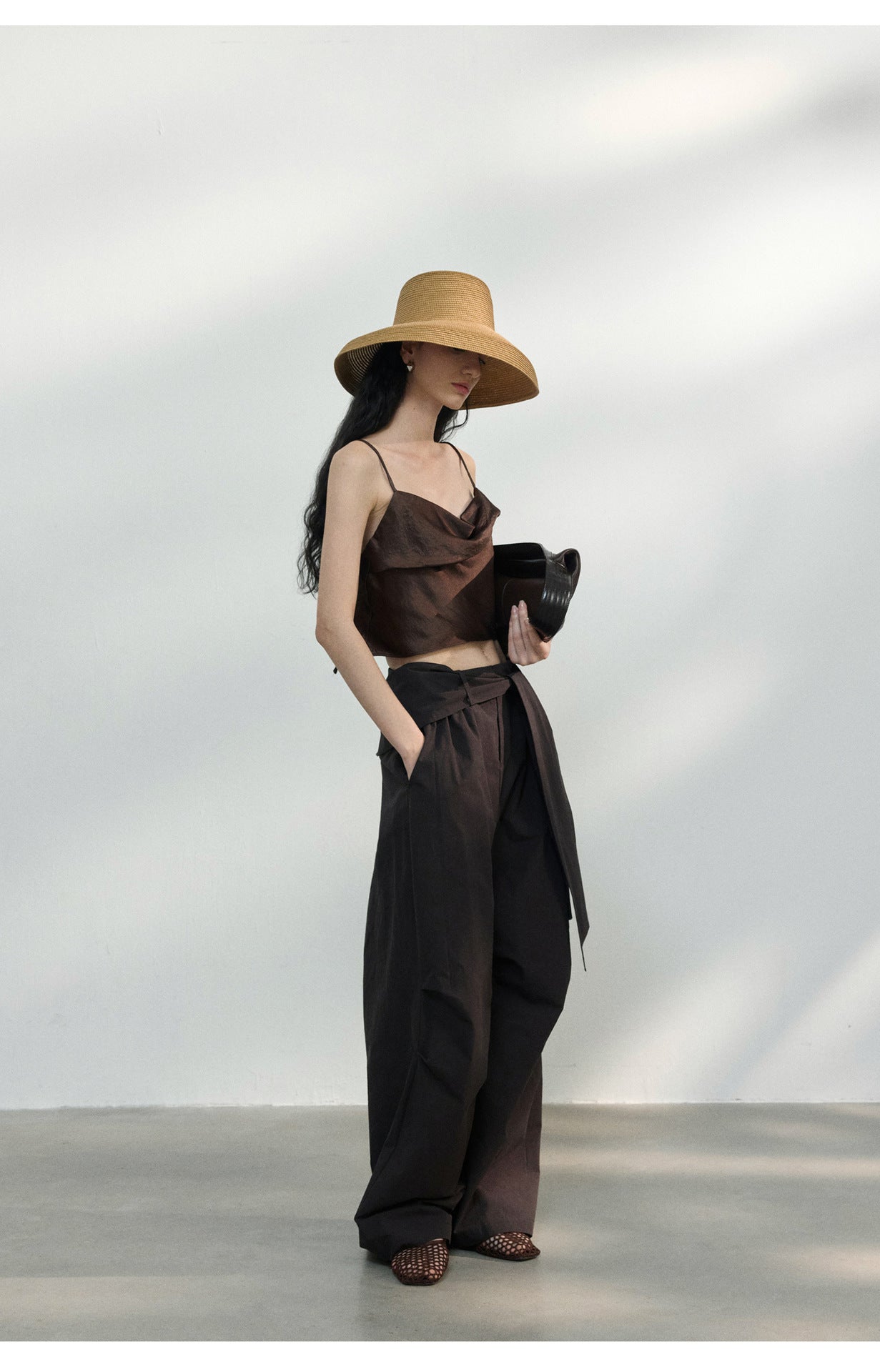 Satin Drape Cami