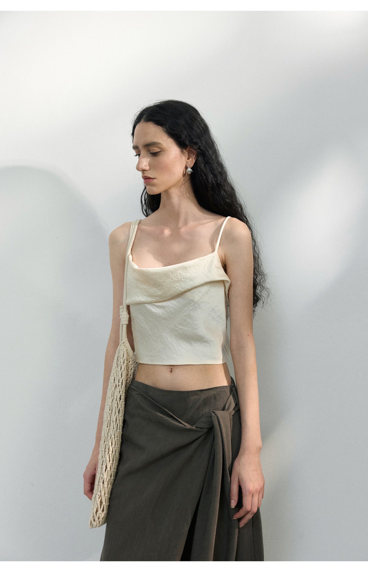 Satin Drape Cami