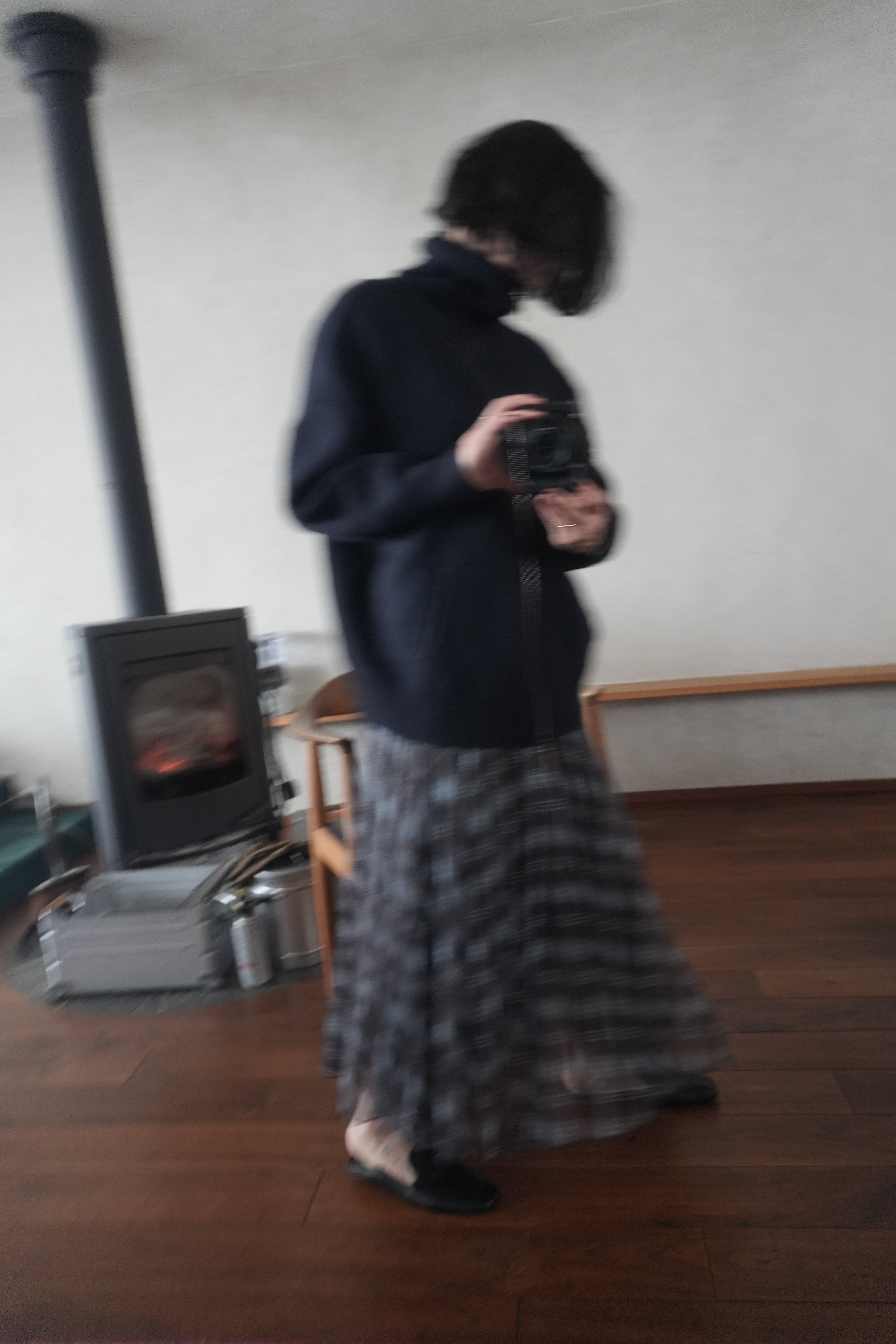 Structured Zip-up knit jacket