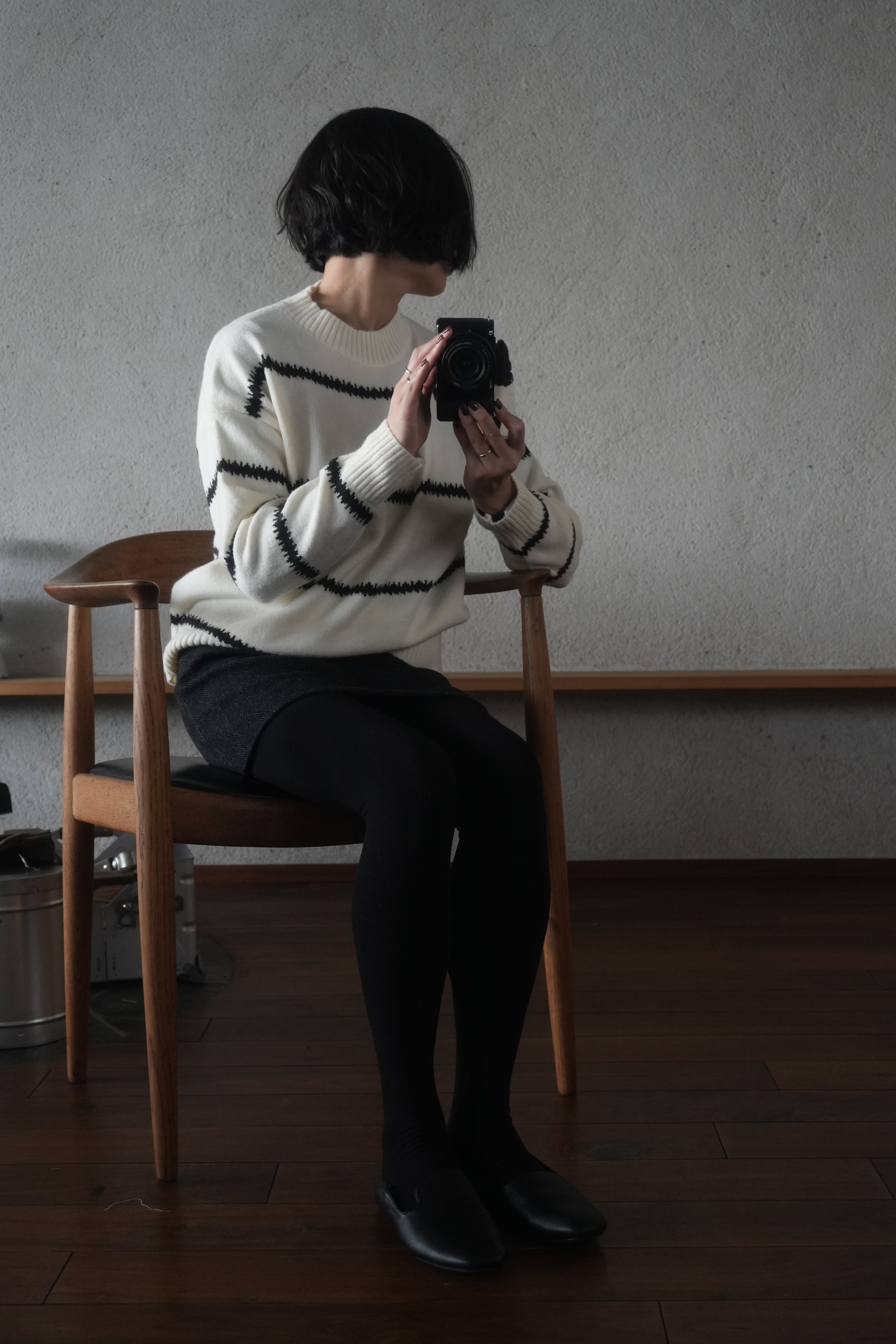 Stitch Line Knit Sweater