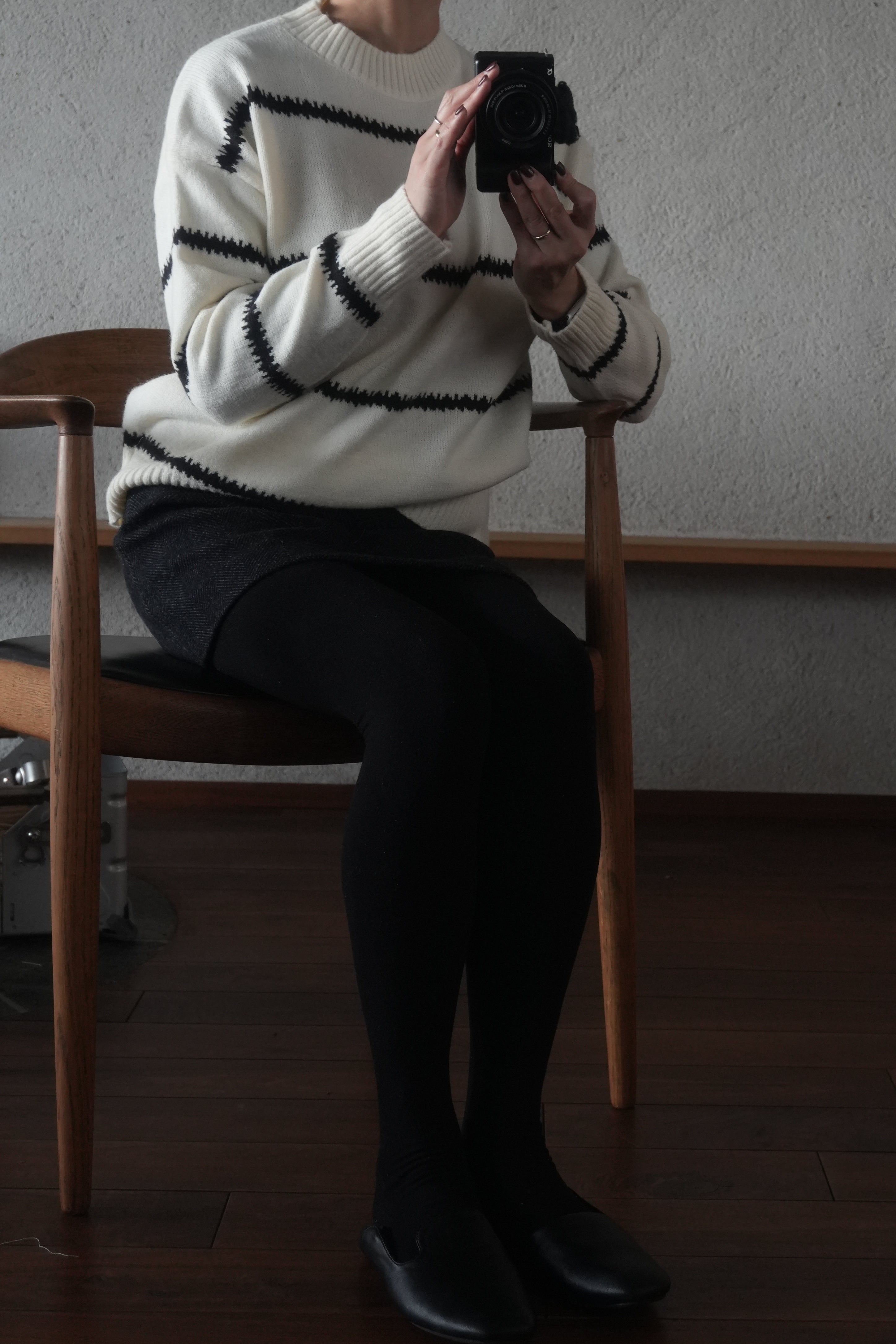 Stitch Line Knit Sweater