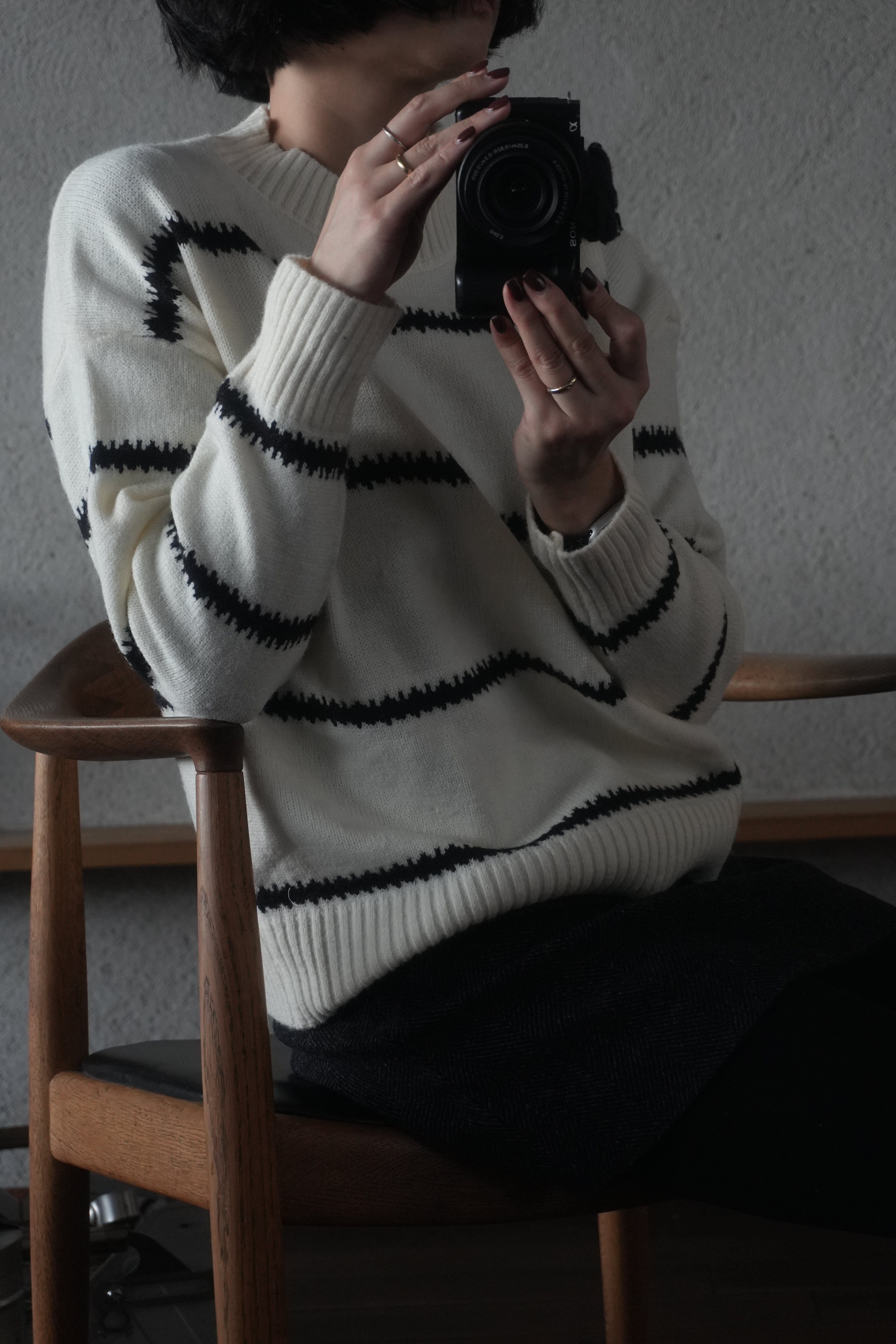 Stitch Line Knit Sweater