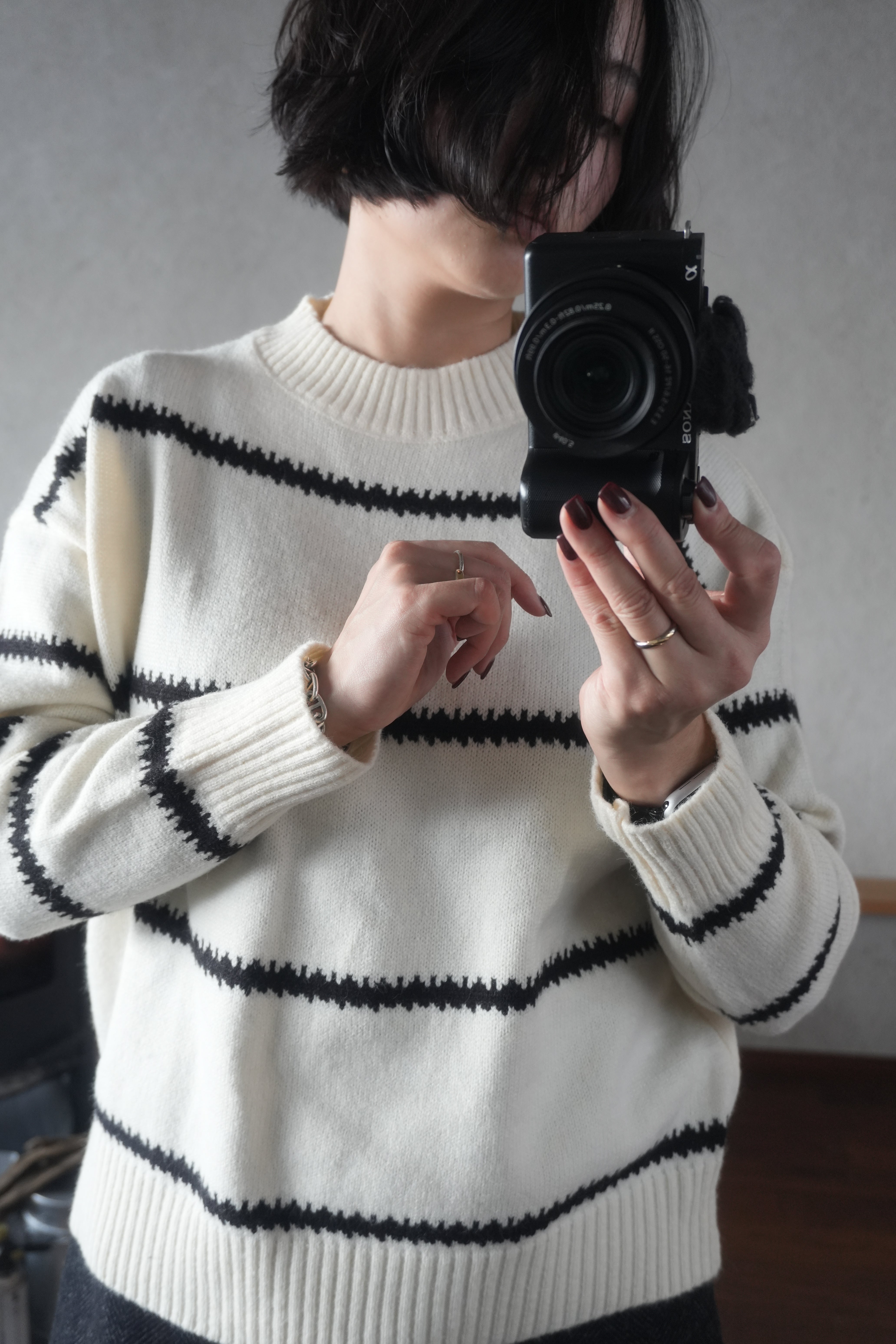 Stitch Line Knit Sweater