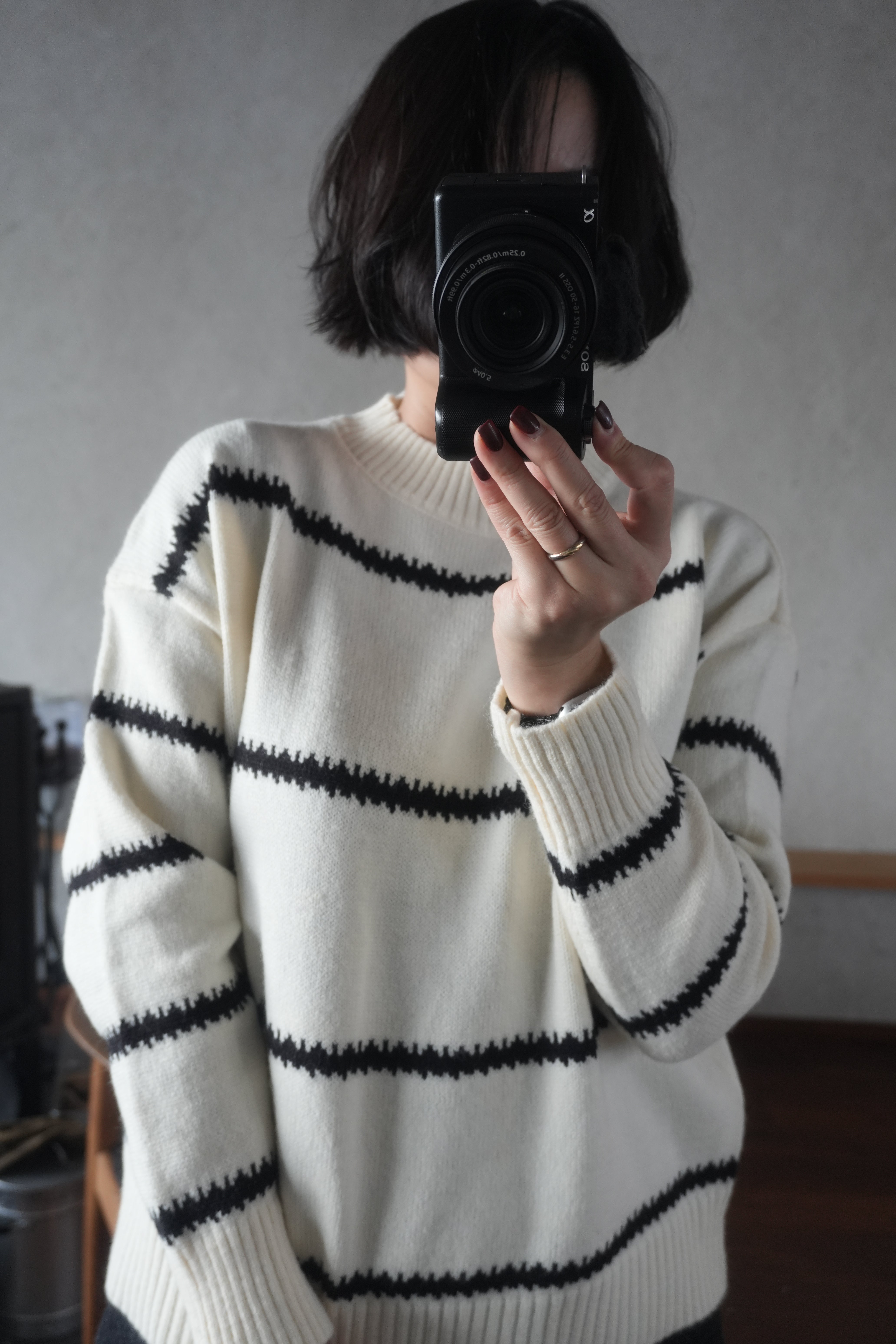 Stitch Line Knit Sweater