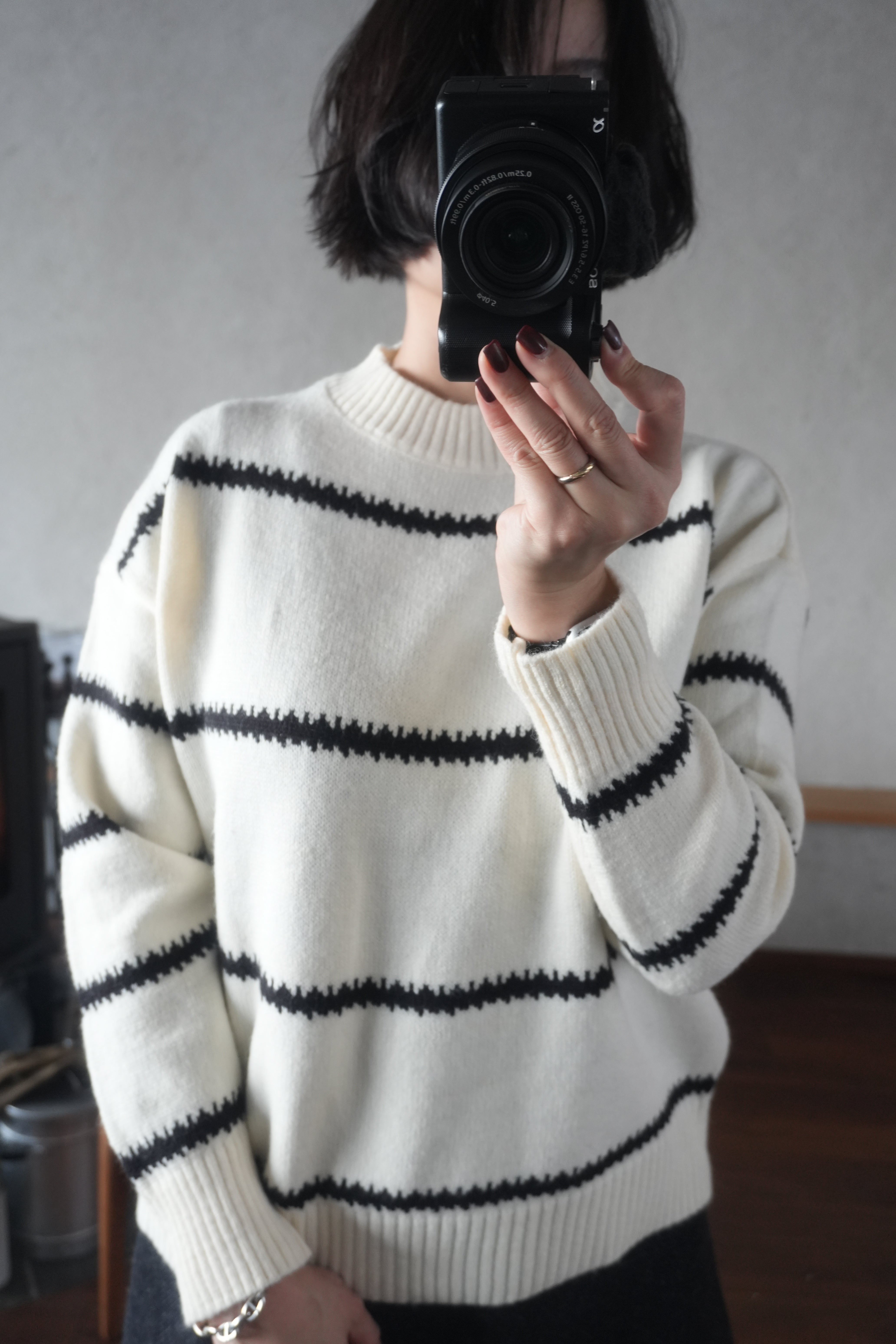Stitch Line Knit Sweater