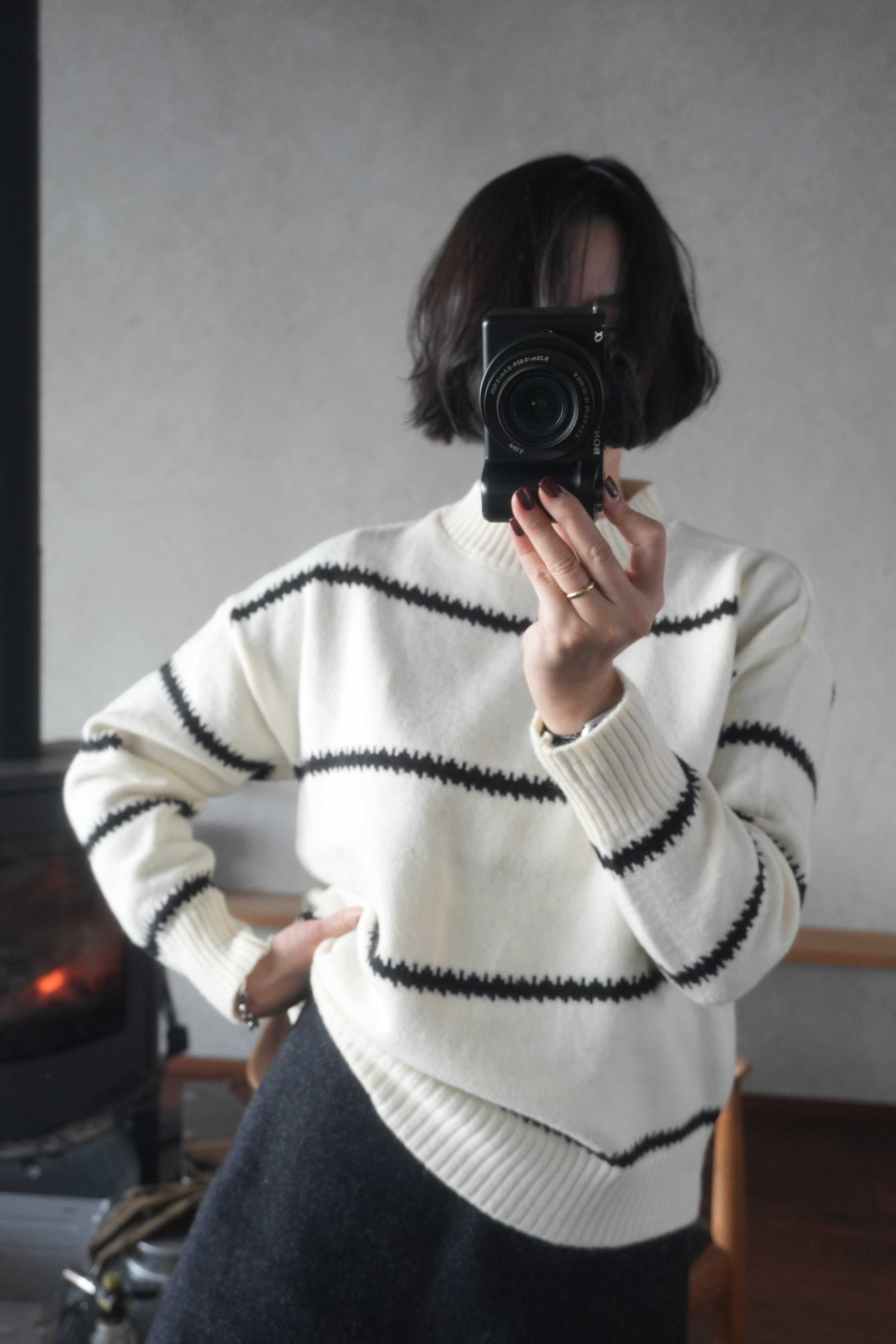 Stitch Line Knit Sweater