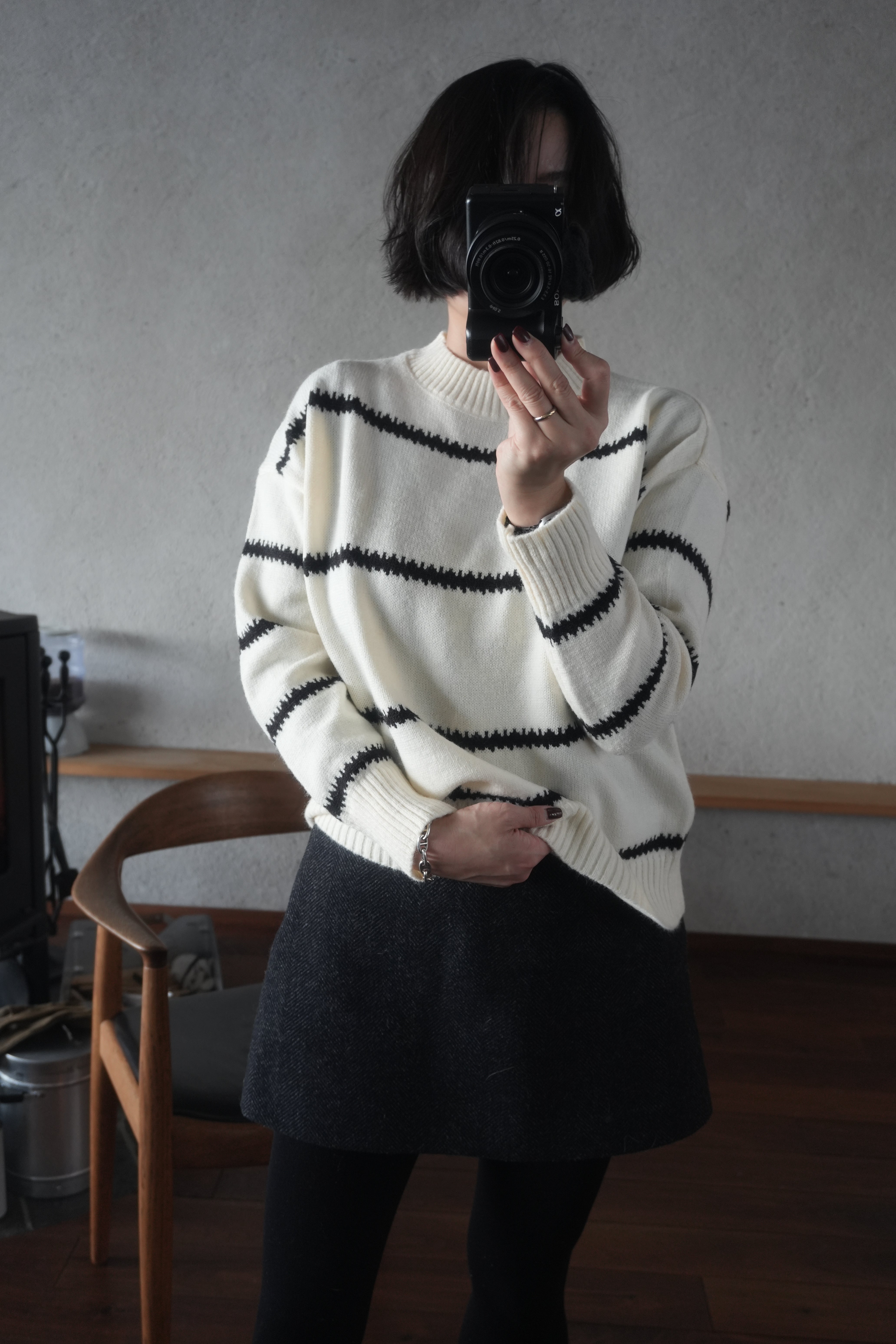 Stitch Line Knit Sweater